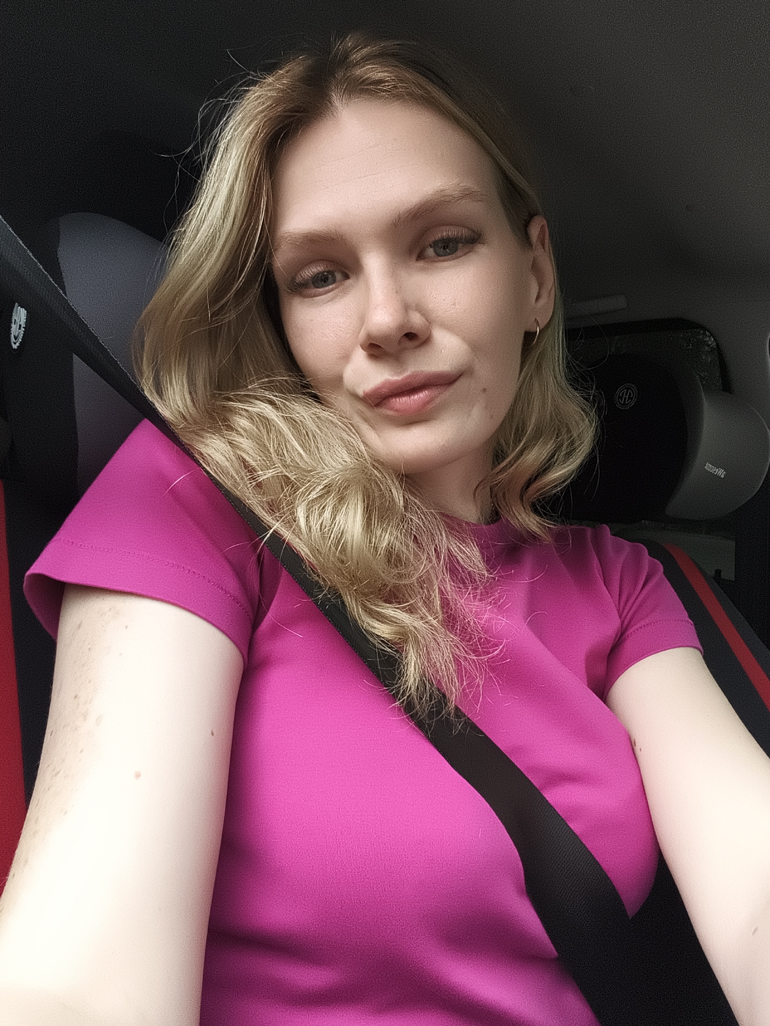 Woman observed driving vehicle in Izhevsk, Russia
