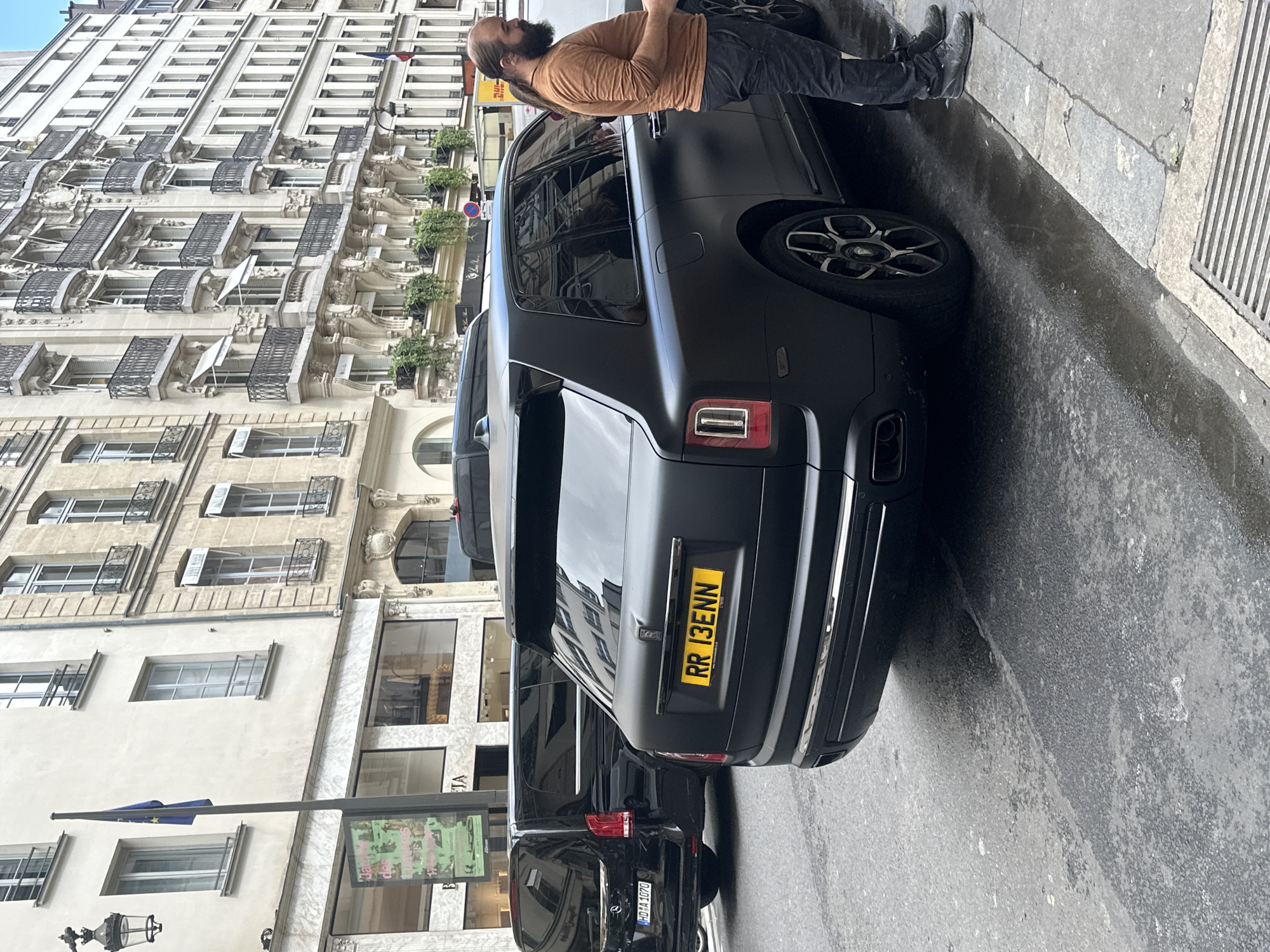 Man observed with luxury vehicles on Paris street