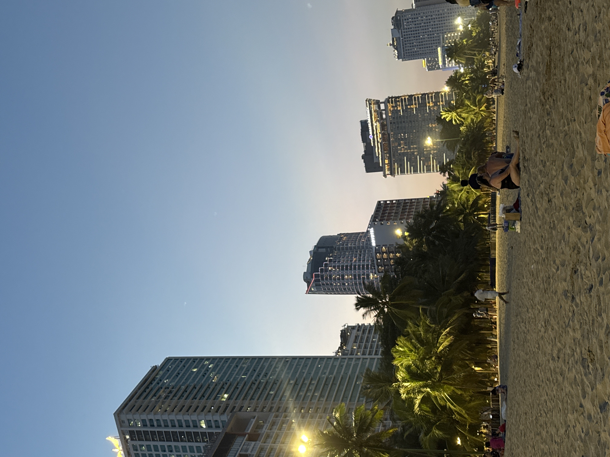 Tourist documents daily life scenes across Nha Trang Vietnam