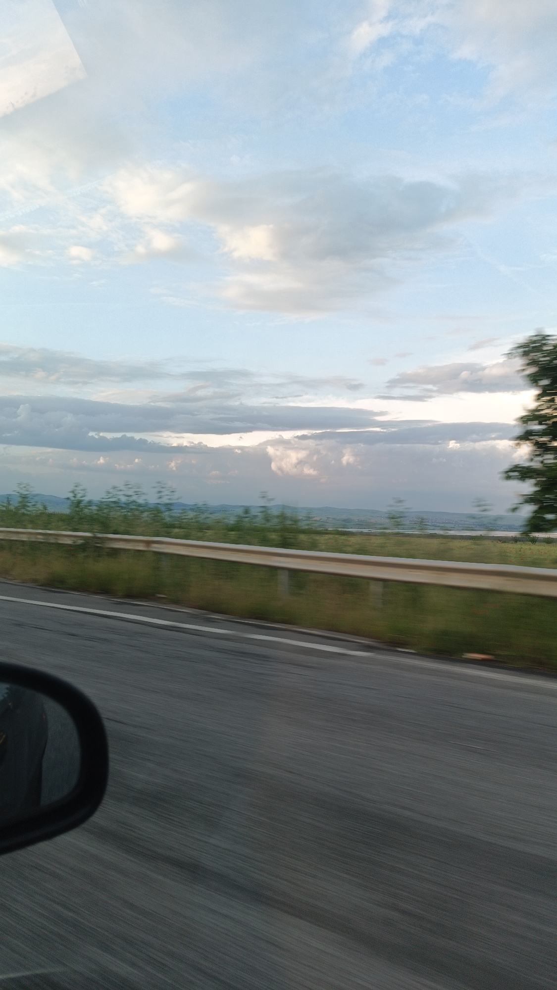 Street scenes captured during drive through Burgas, Bulgaria