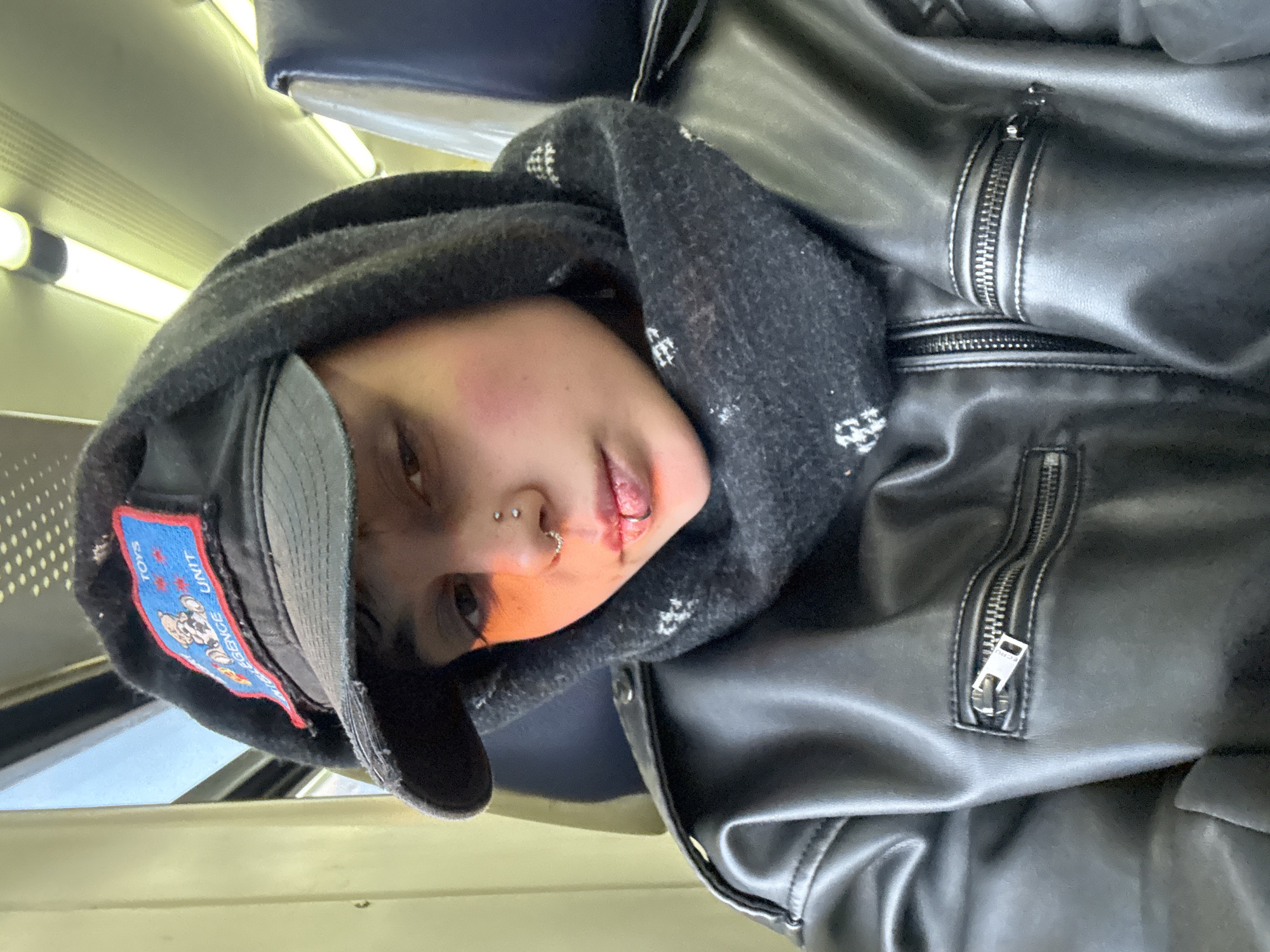 Person in distinctive gear with orange makeup spotted in Russia