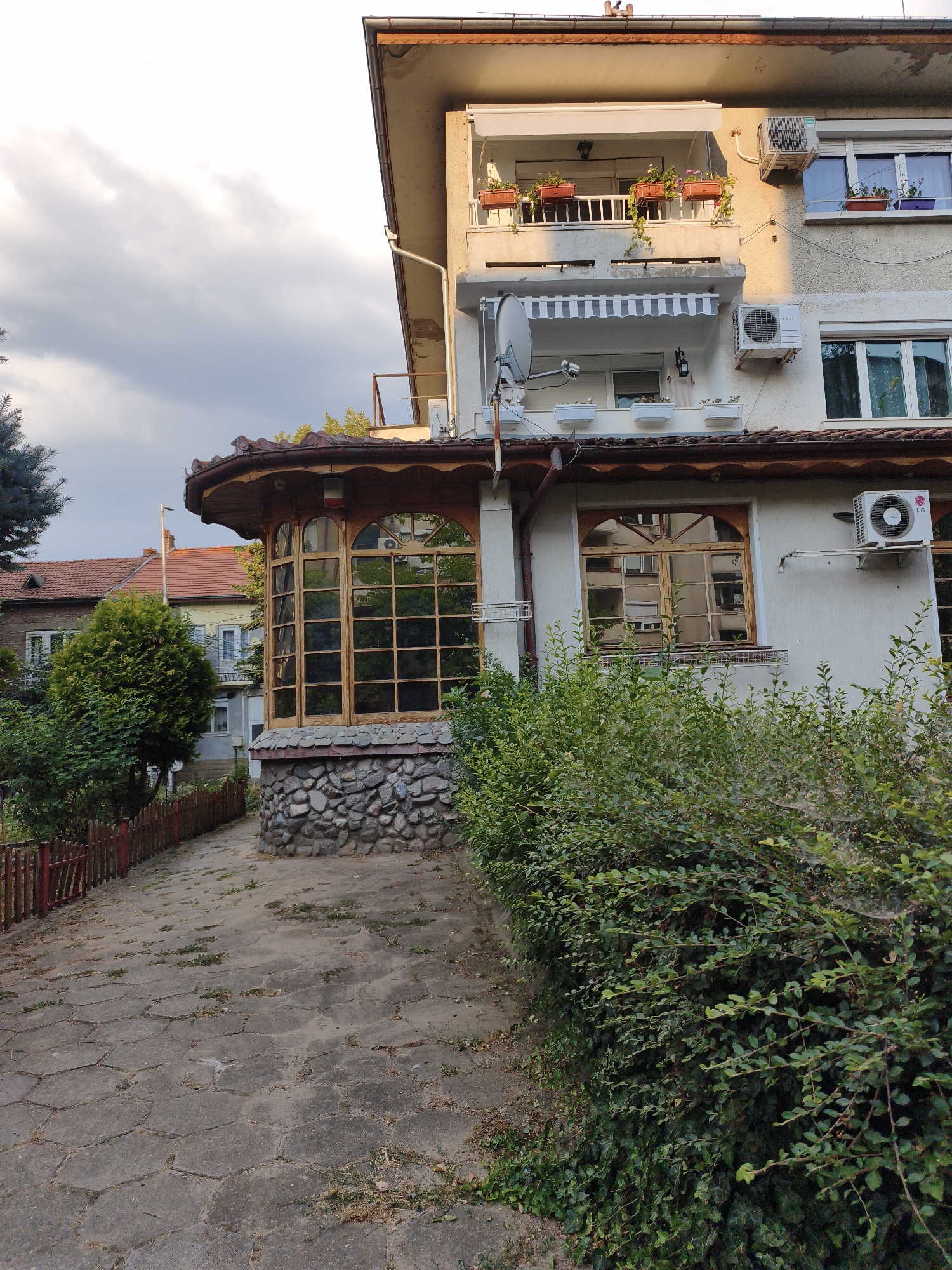 Afternoon street scenes from a Lovech, Bulgaria neighborhood