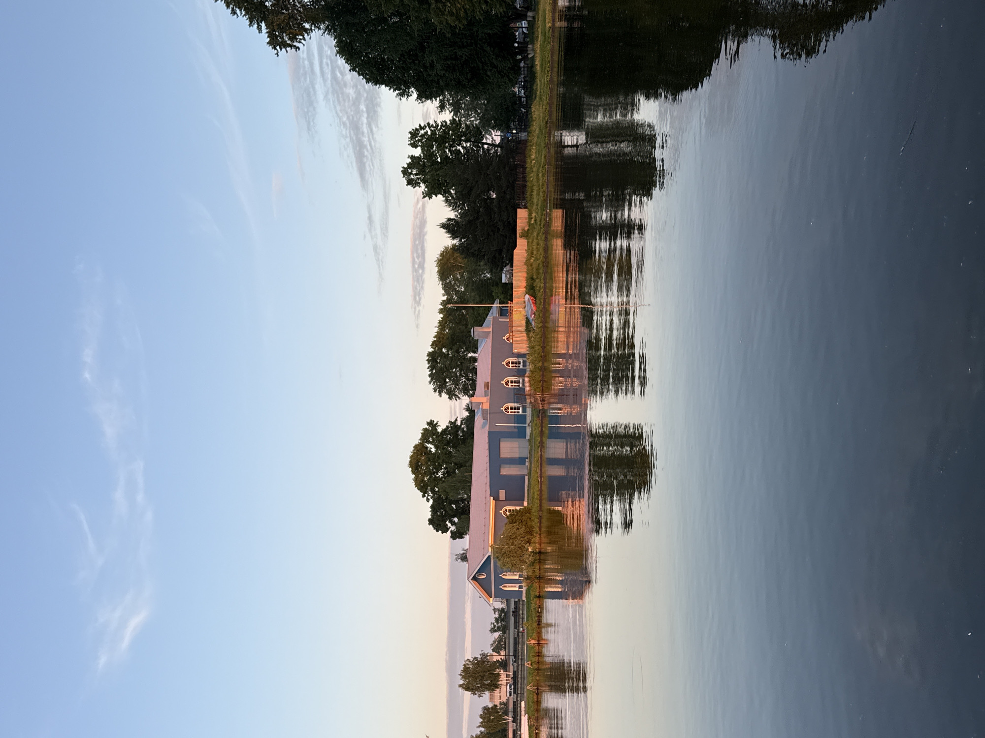 Witness documents sunset views across Votkinsk Pond, Russia