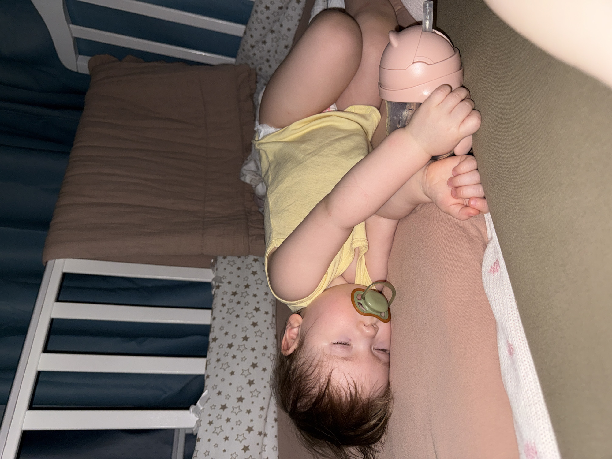 Toddler's afternoon playtime documented in Moscow home