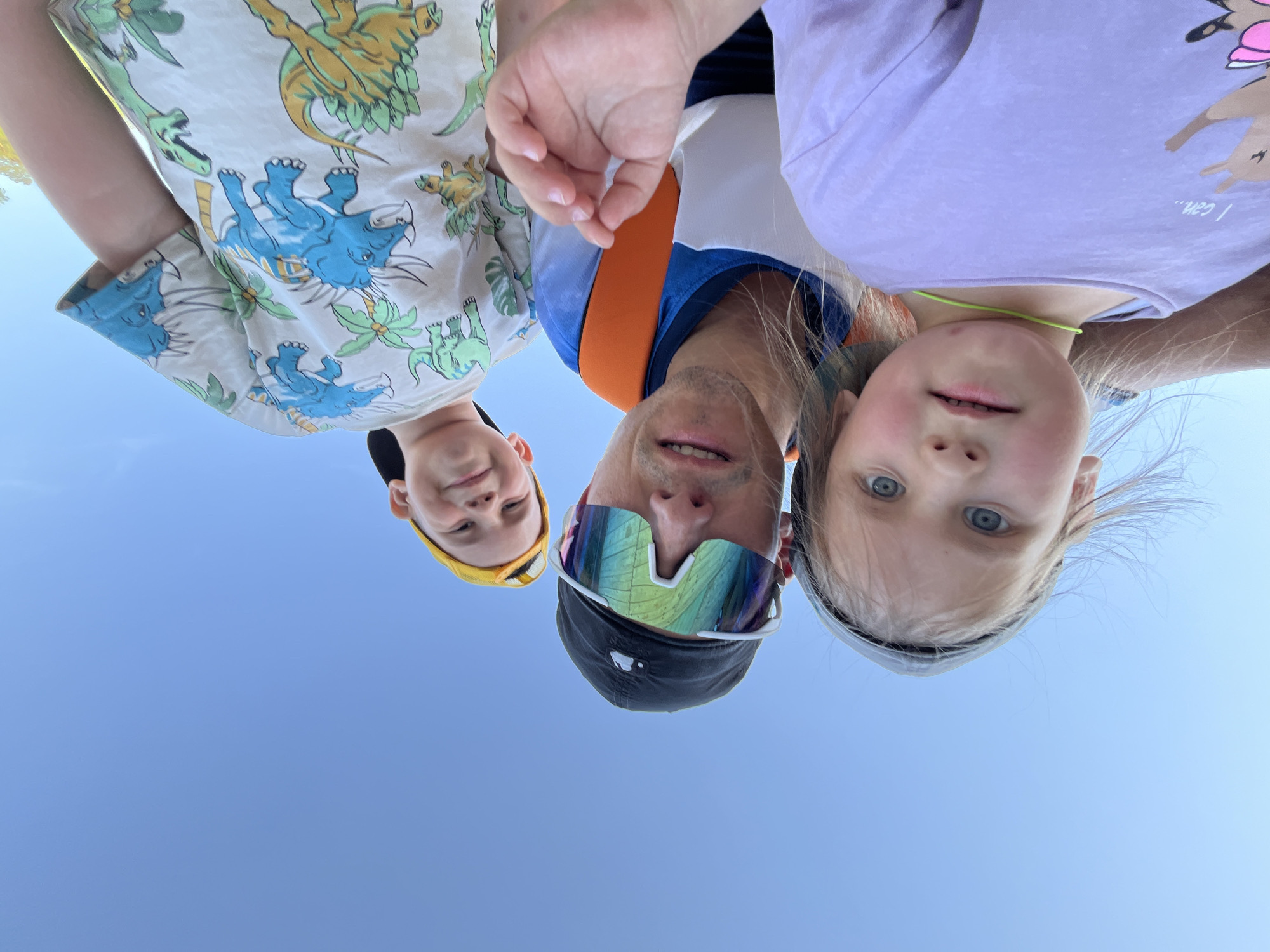 Family selfie captured in Chaikovsky, Russia