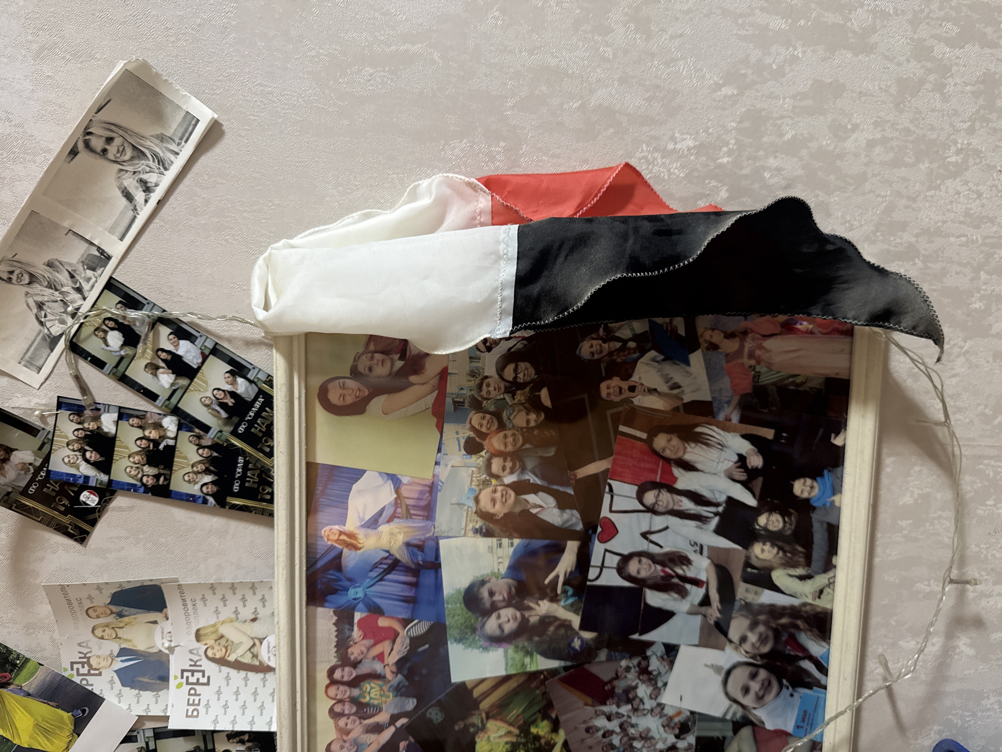 Domestic moments: rabbit care, memorabilia display, household organization captured
