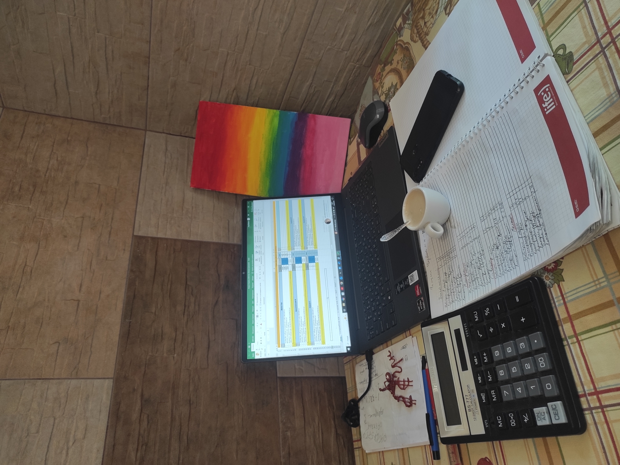 Tuesday morning in Uzhhorod: home office, entryway, social post