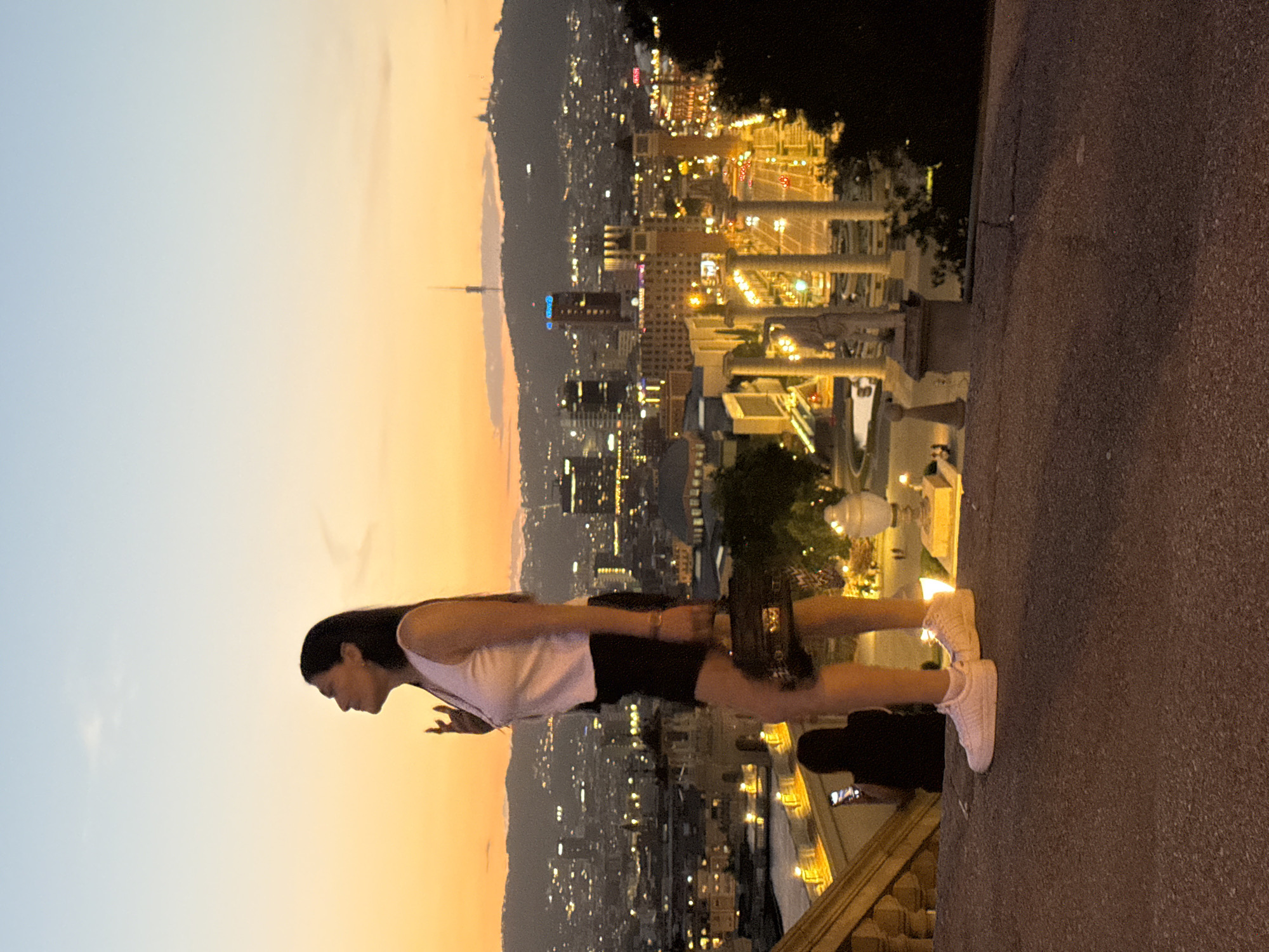 Golden hour to nightfall on Montjuïc, Barcelona