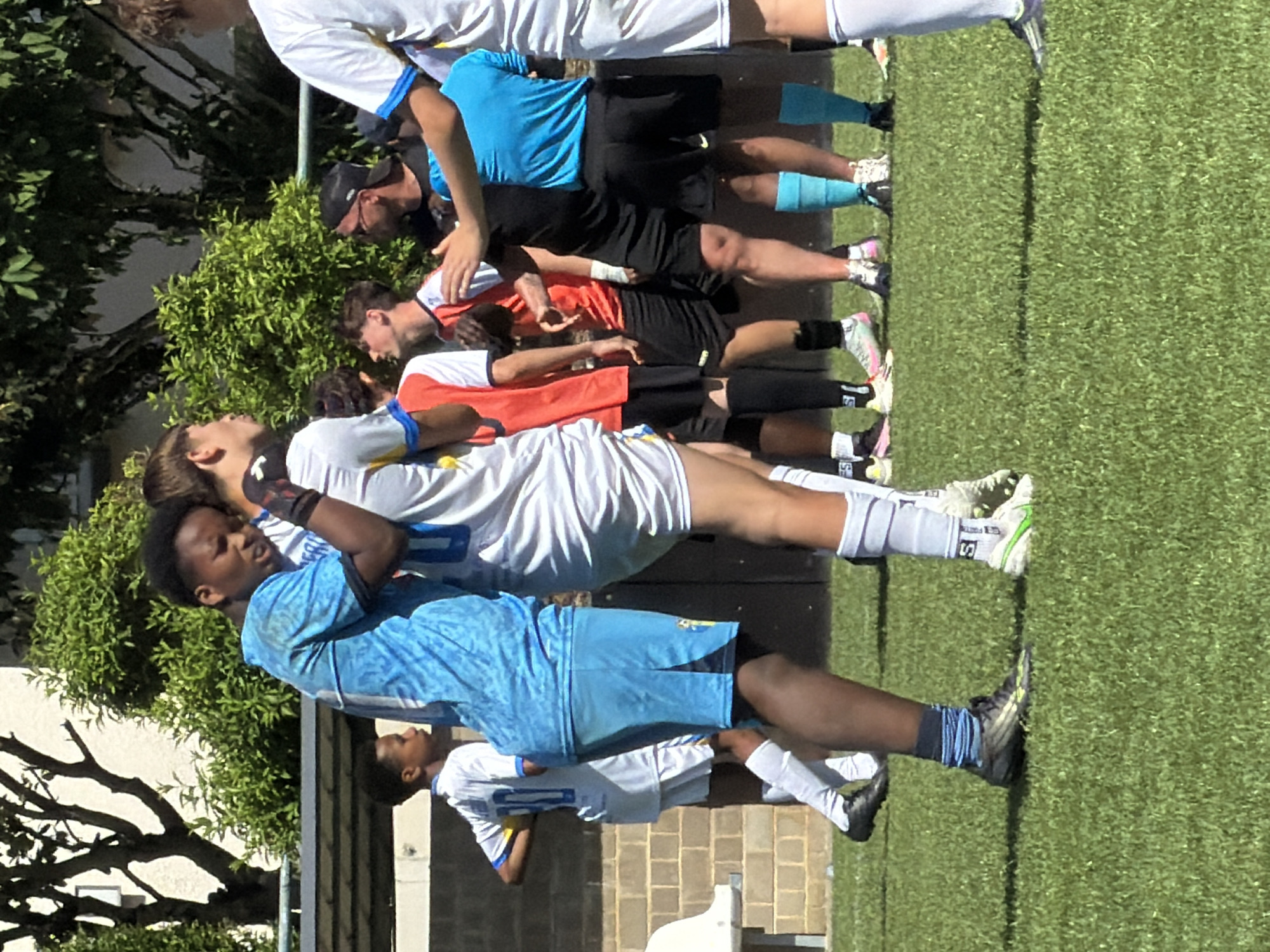 Soccer teams compete in Alzingen, Luxembourg youth matches