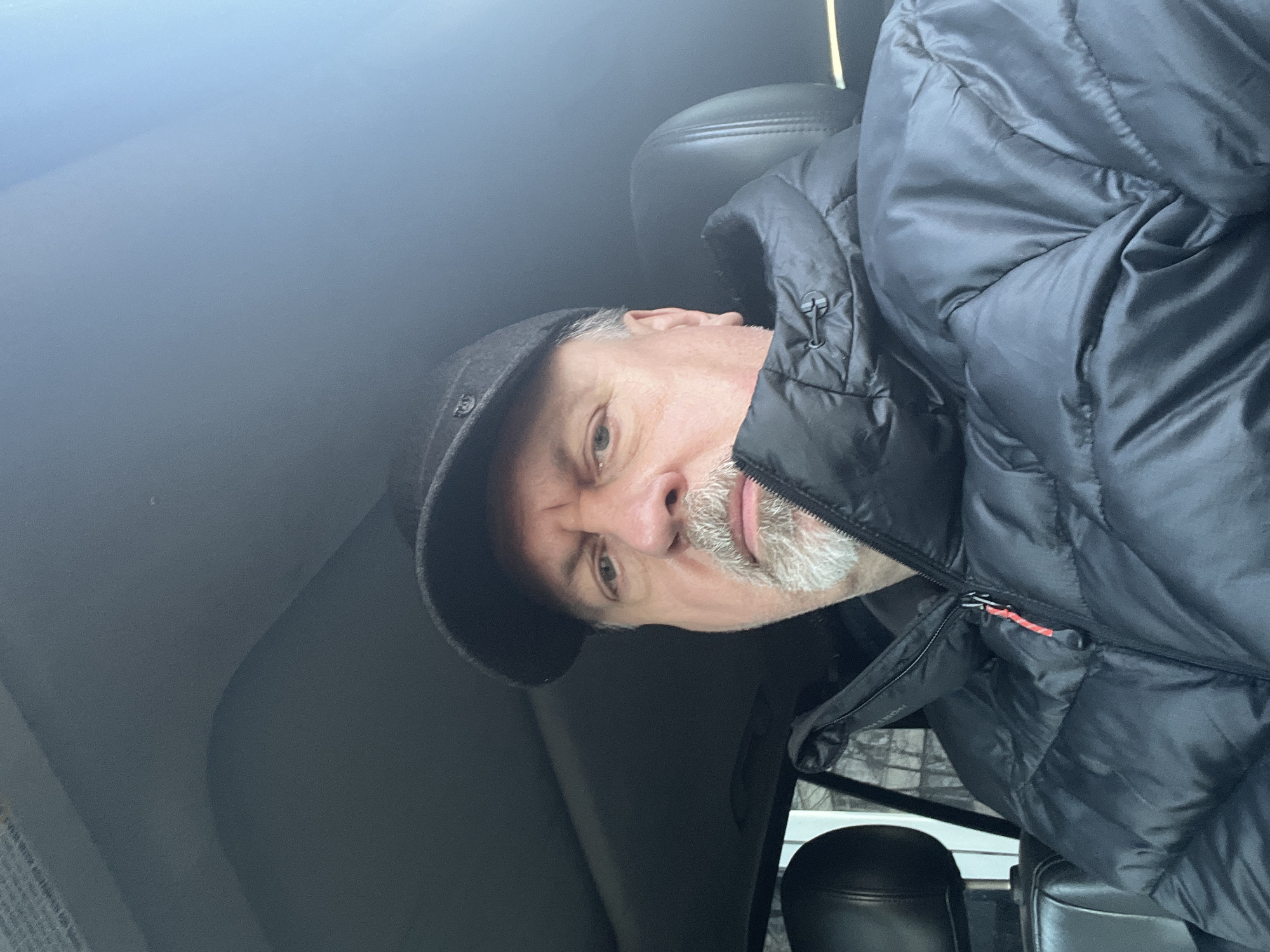Man takes vehicle selfies in Podolsk, Russia
