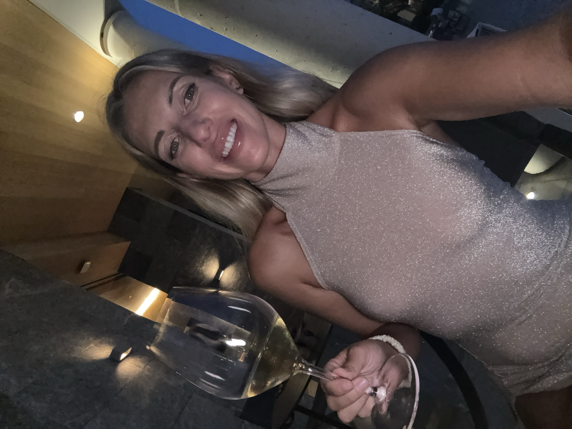 Twilight drinks at a cliffside terrace above the Argolic Gulf