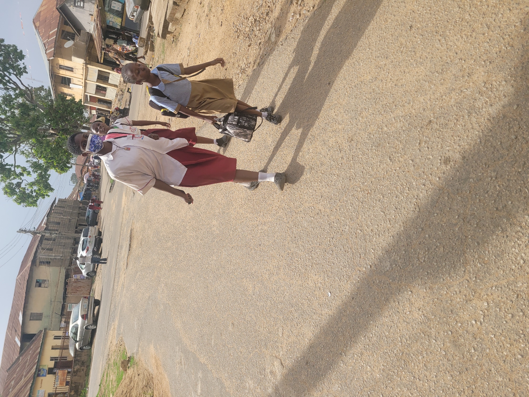 Daily street life captured in Jos, Nigeria afternoon