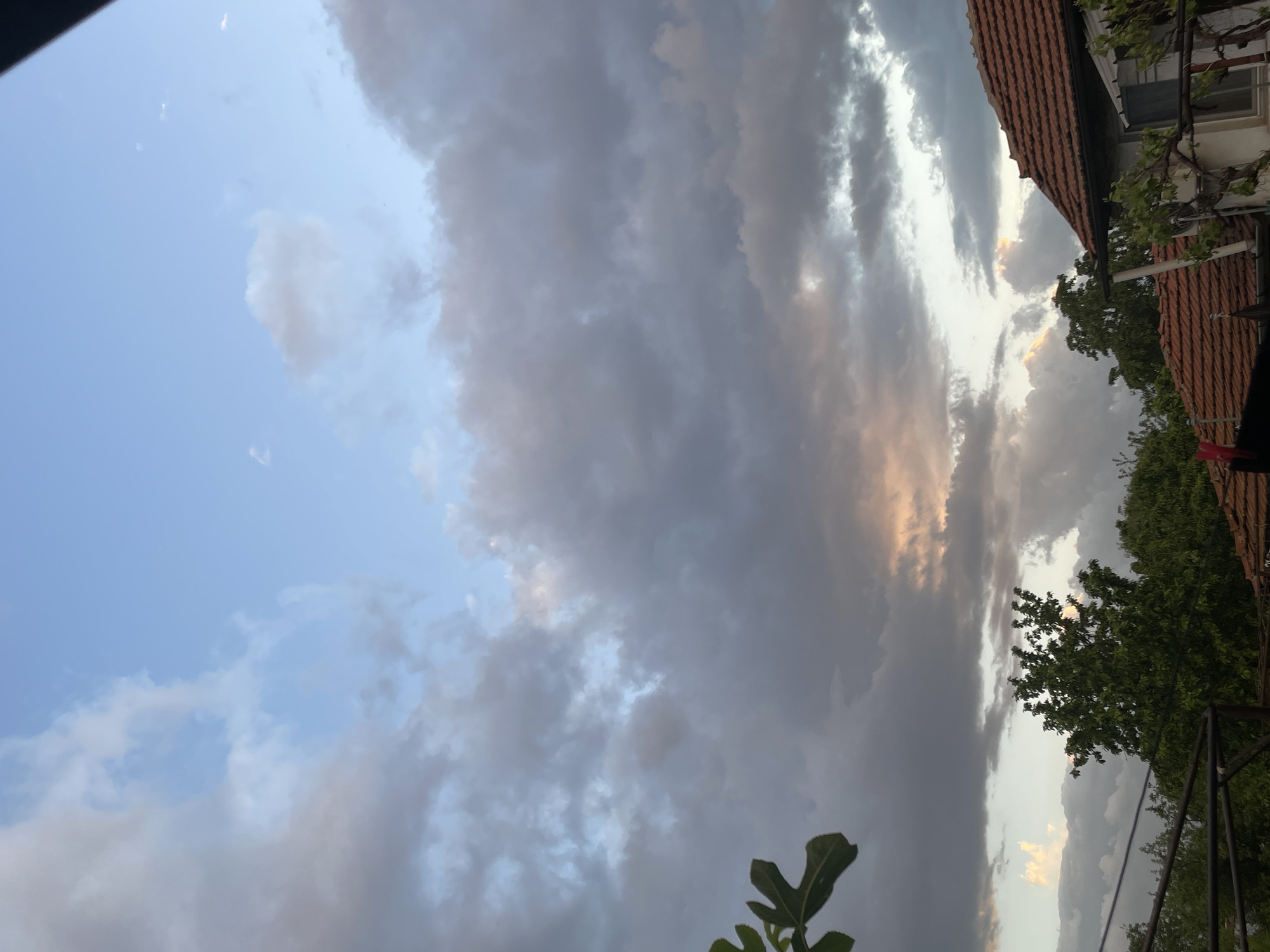 Dramatic cloudy skies observed over Sofia, Bulgaria
