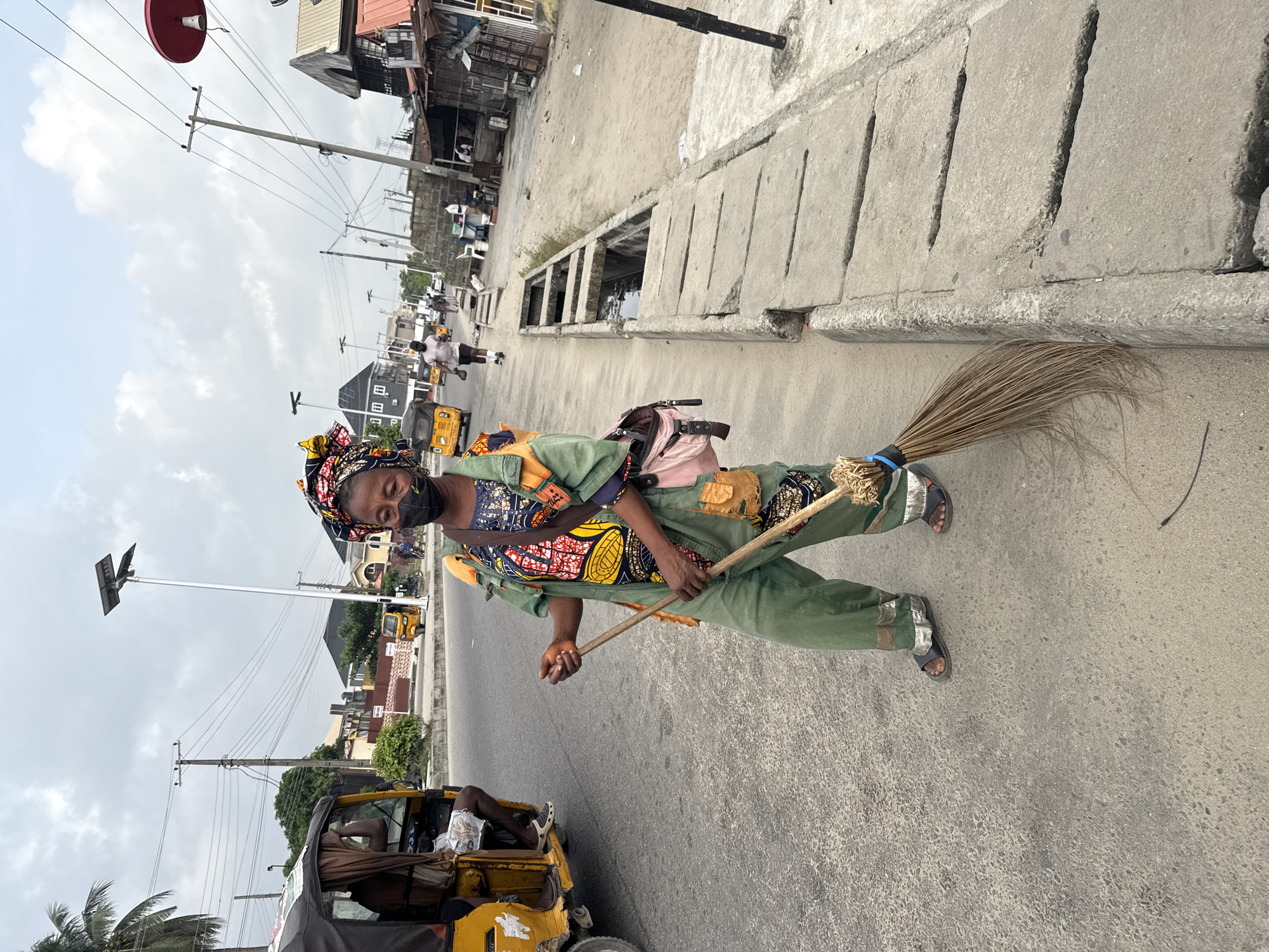 Morning street life captured in Ado, Nigeria
