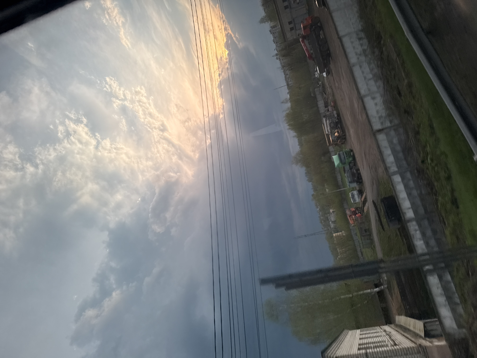 Cloudy weather patterns observed from elevated position in Yakhroma