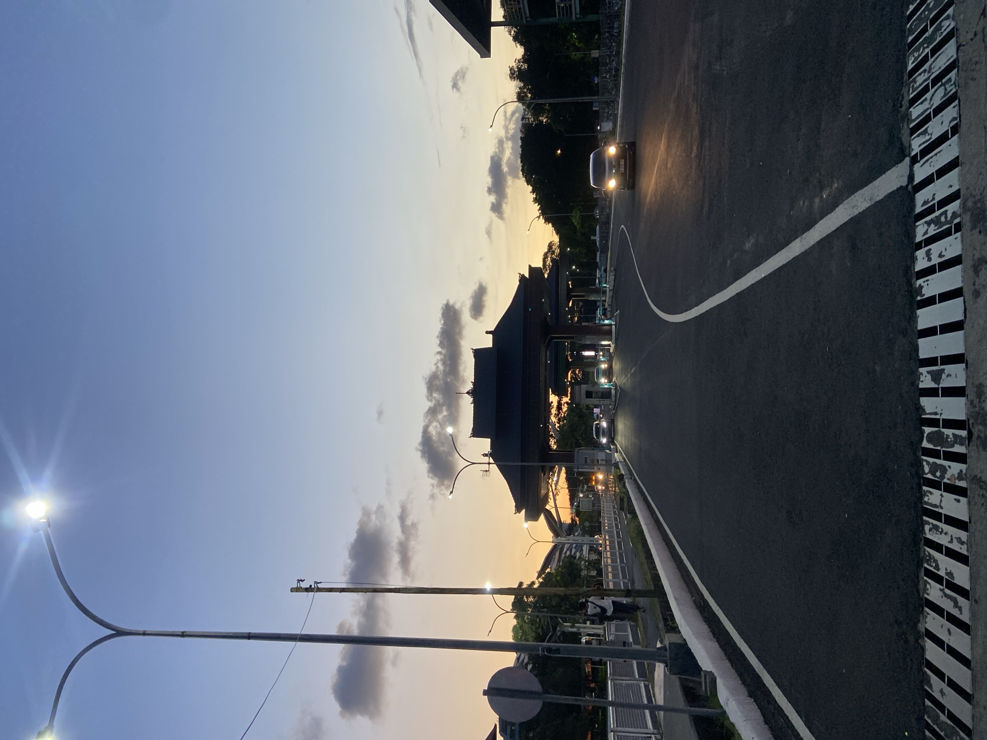 Evening scenes documented across Kuta, Indonesia infrastructure and streets