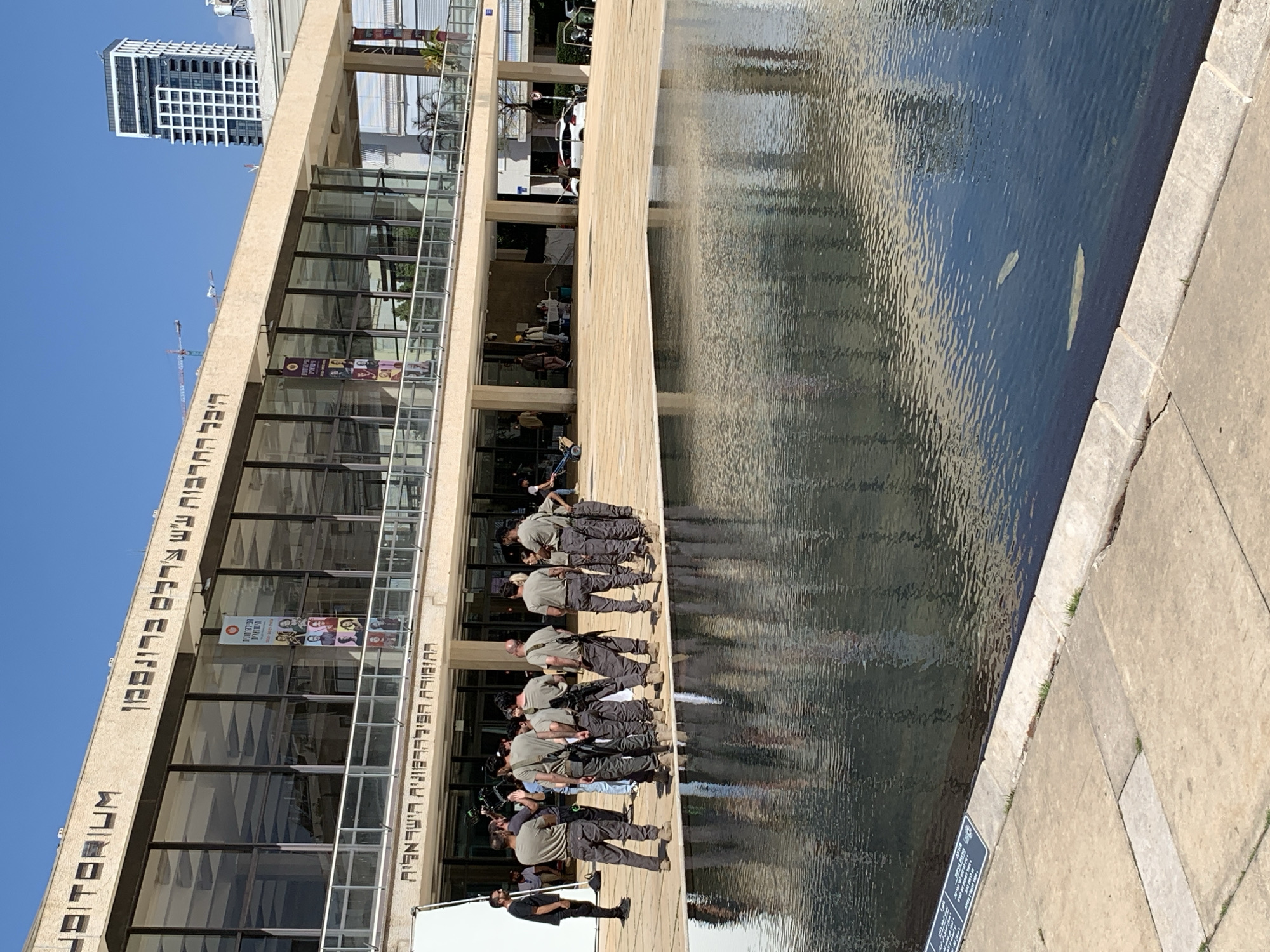 Tactical-dressed individuals spotted near Tel Aviv Opera House
