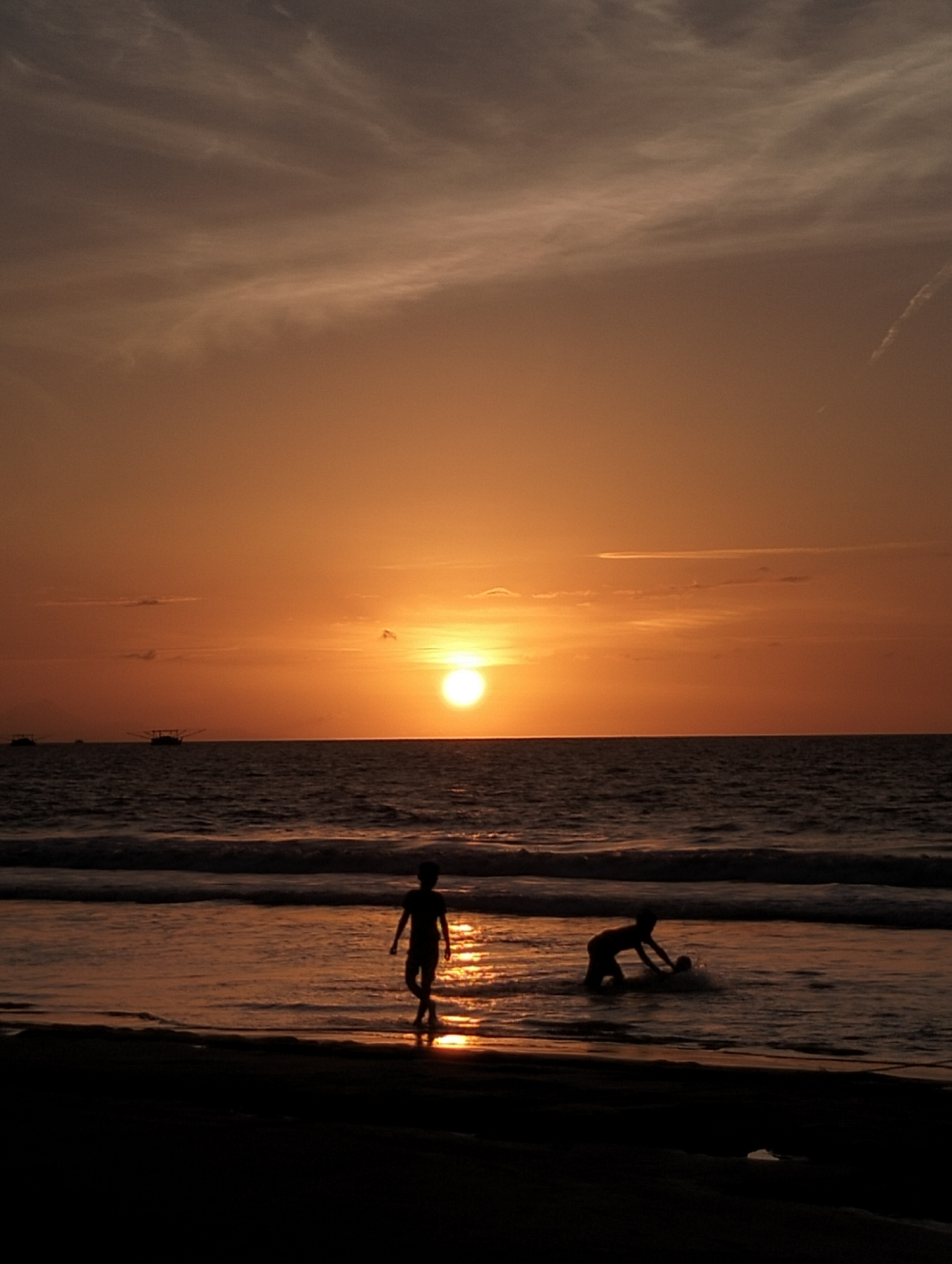 Golden hour at Uleekareung Beach, Banda Aceh