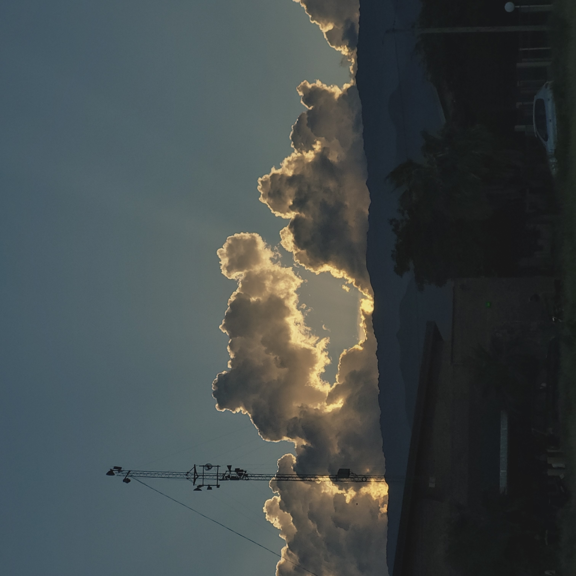 Evening skyline captured in San Fernando del Valle de Catamarca