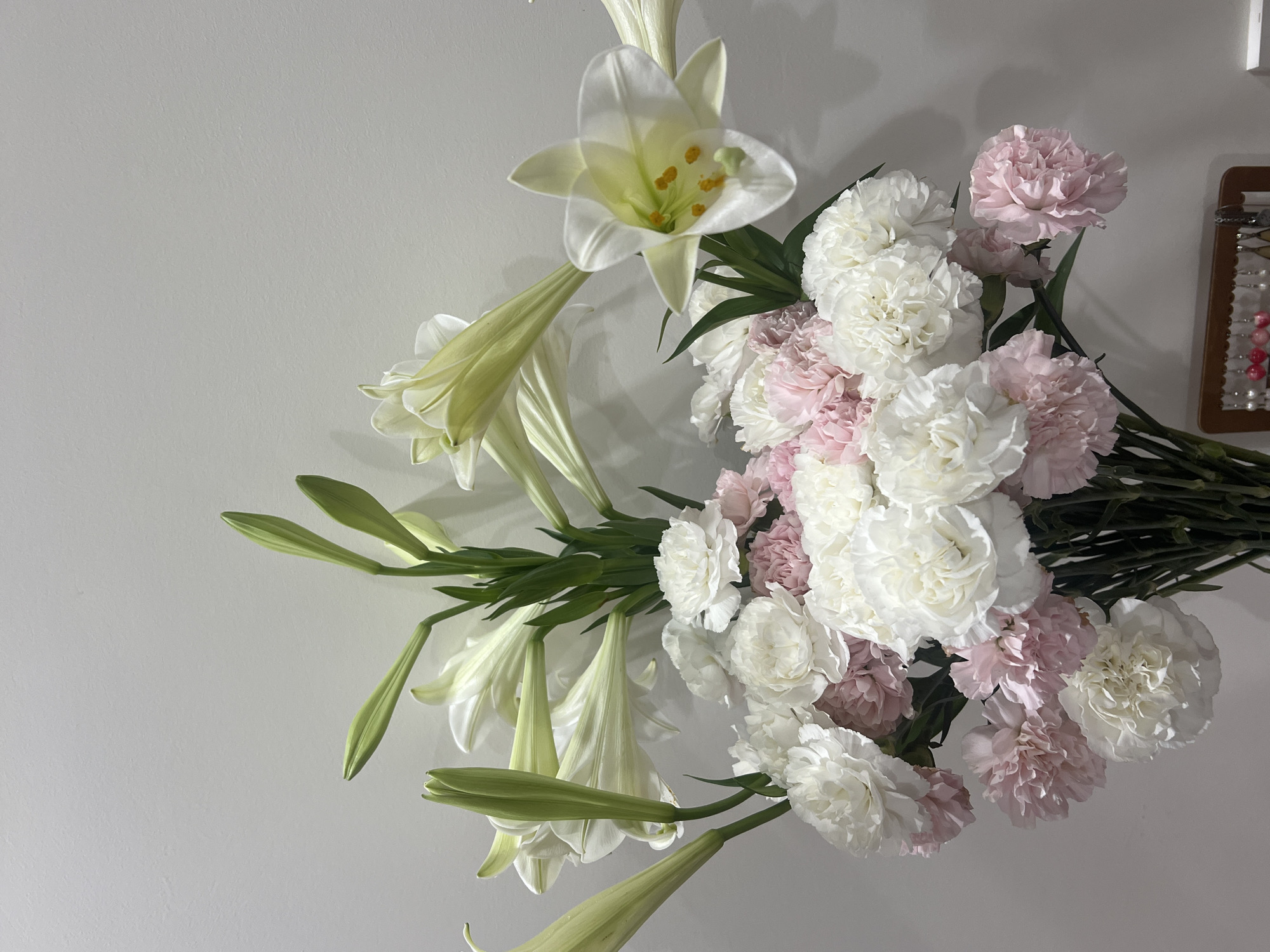 Floral bouquet photographed from multiple angles in Nha Trang