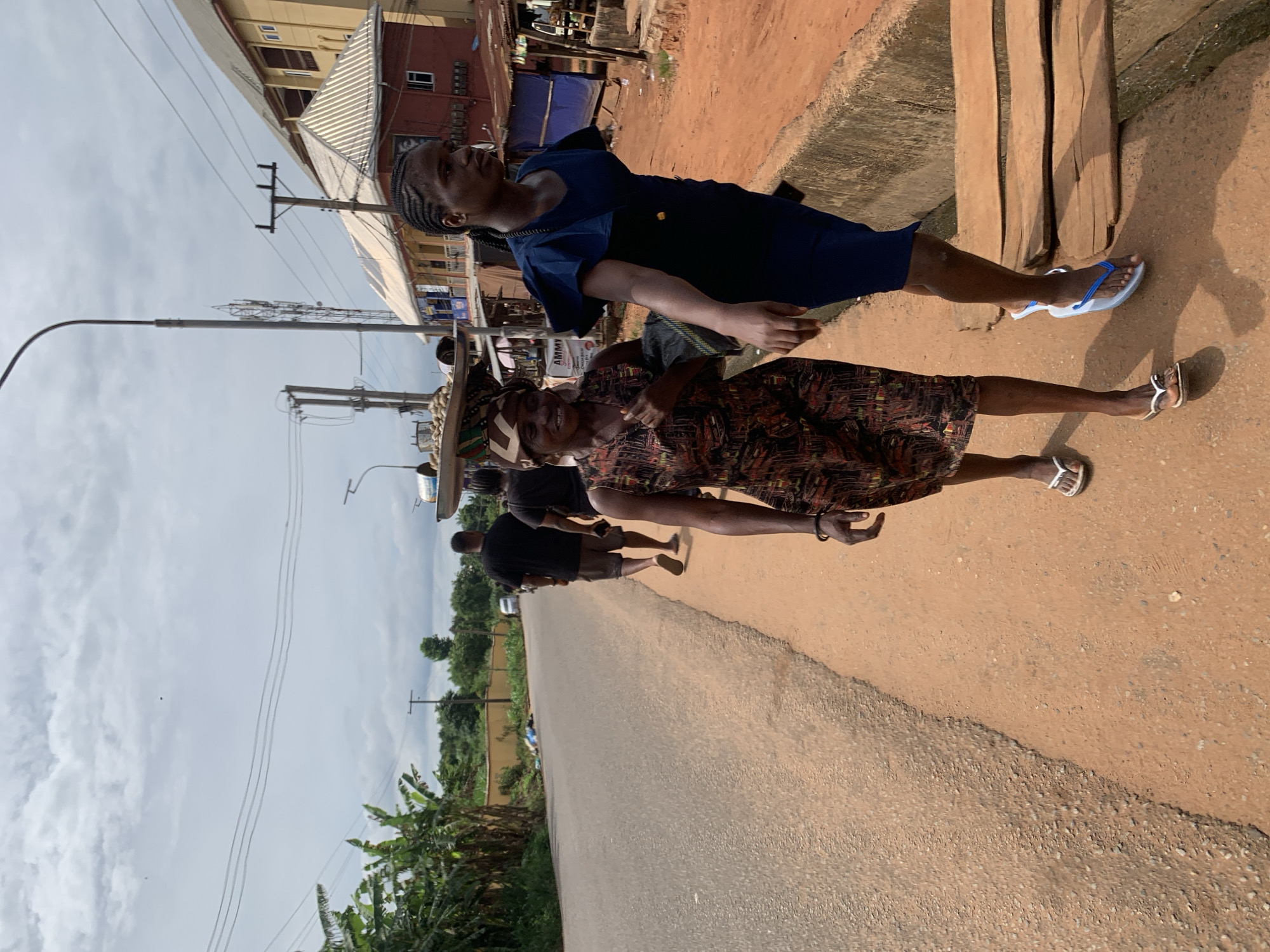 Pedestrians observed on streets in Nsugpe, Nigeria