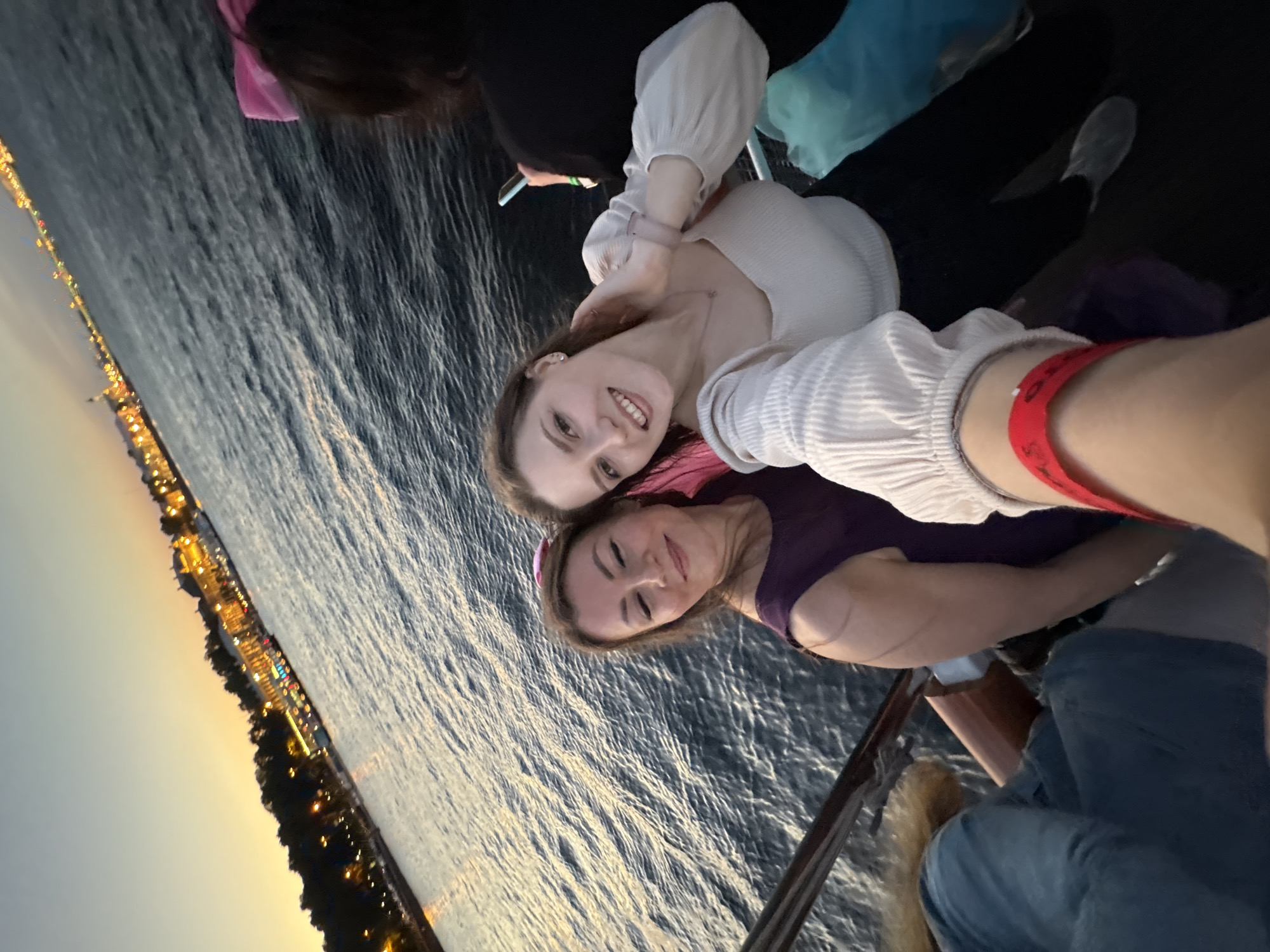 Saint Petersburg's white night embankments, midsummer evening