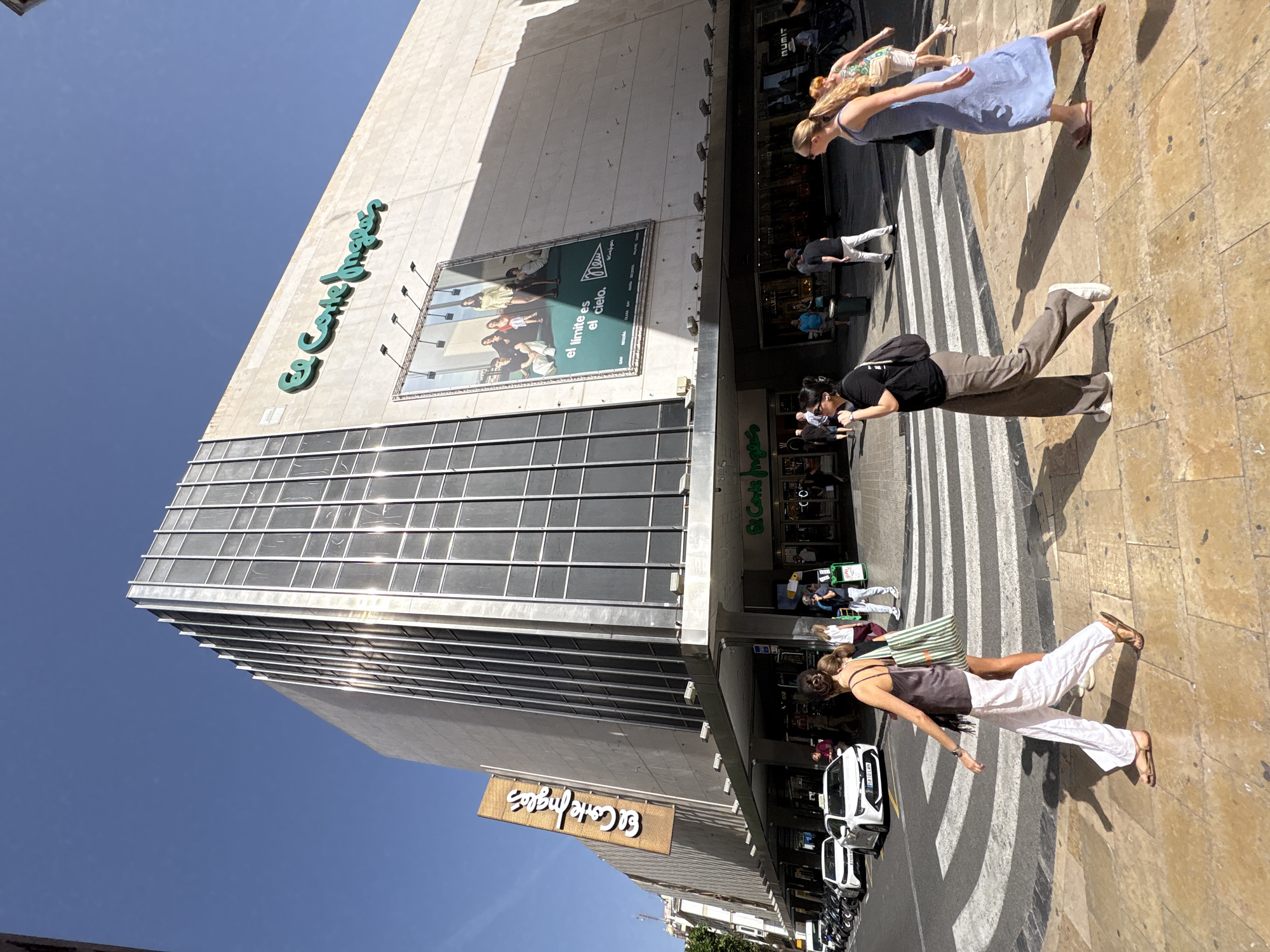 Inside El Corte Inglés Valencia's gourmet and retail floors