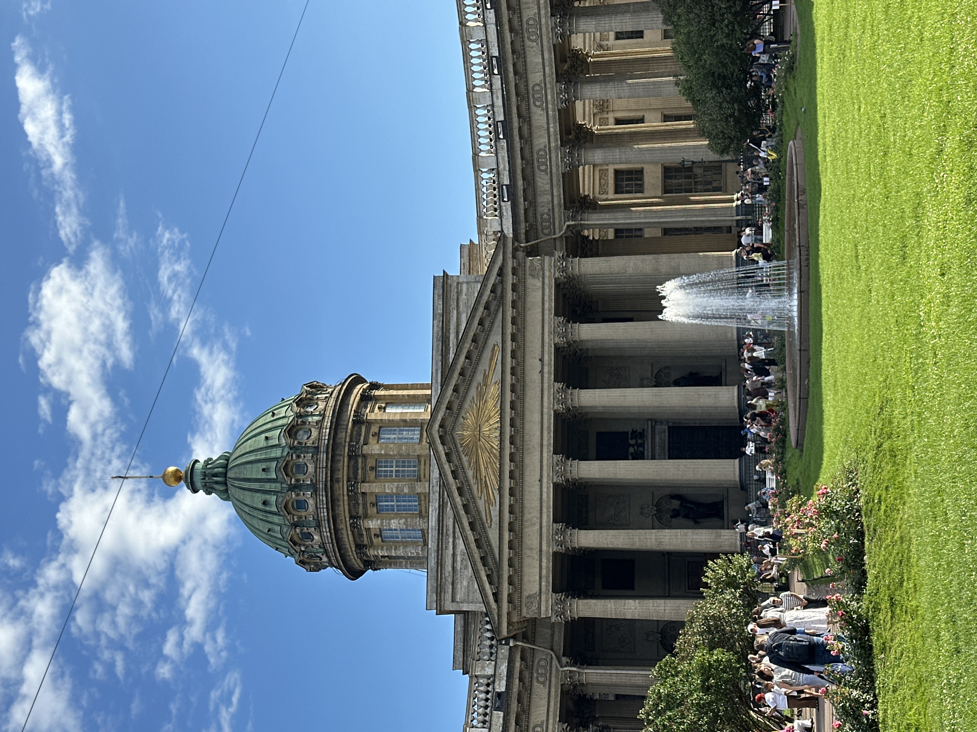 Sunny afternoon along Nevsky Prospekt near Kazan Cathedral