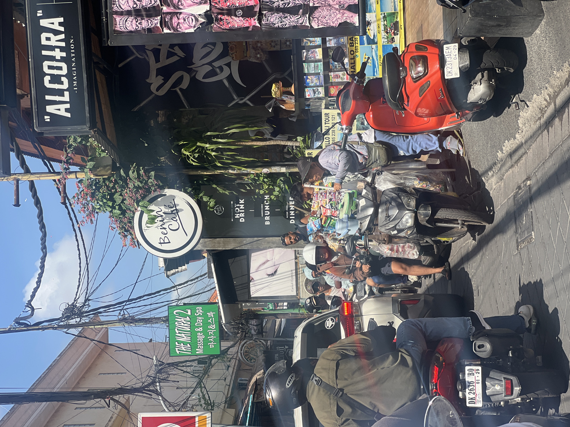 Everyday street scenes from Kuta, Bali