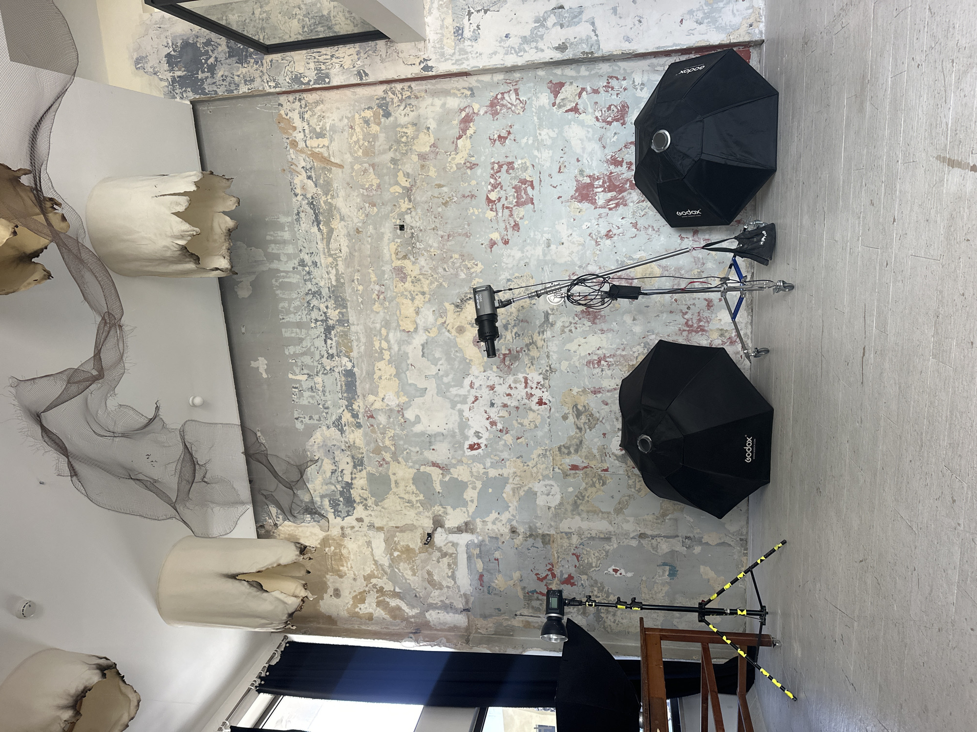 Photography studio interior documented in Haifa, Israel