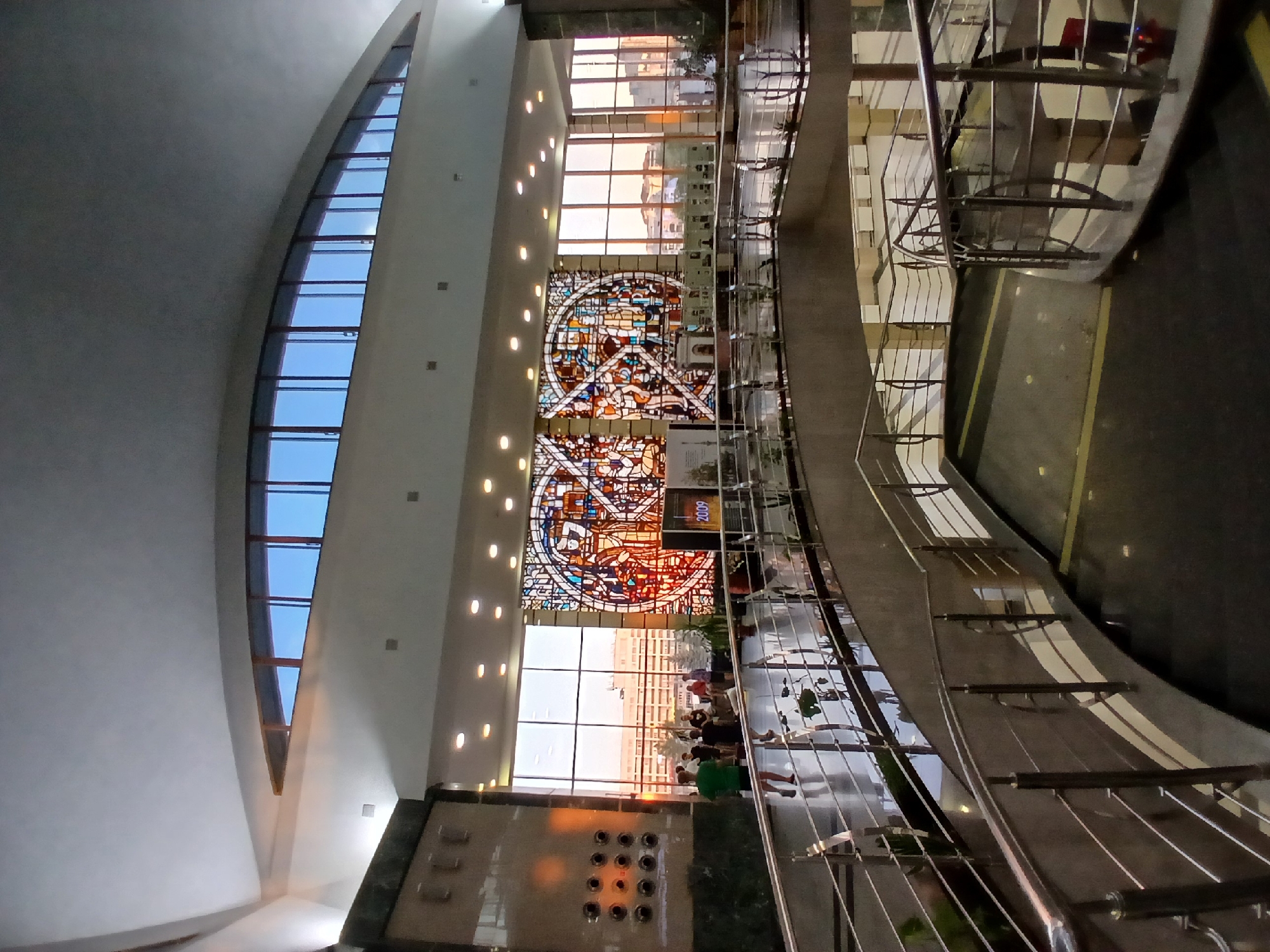 Inside Chelyabinsk's railway station and metro at sunset