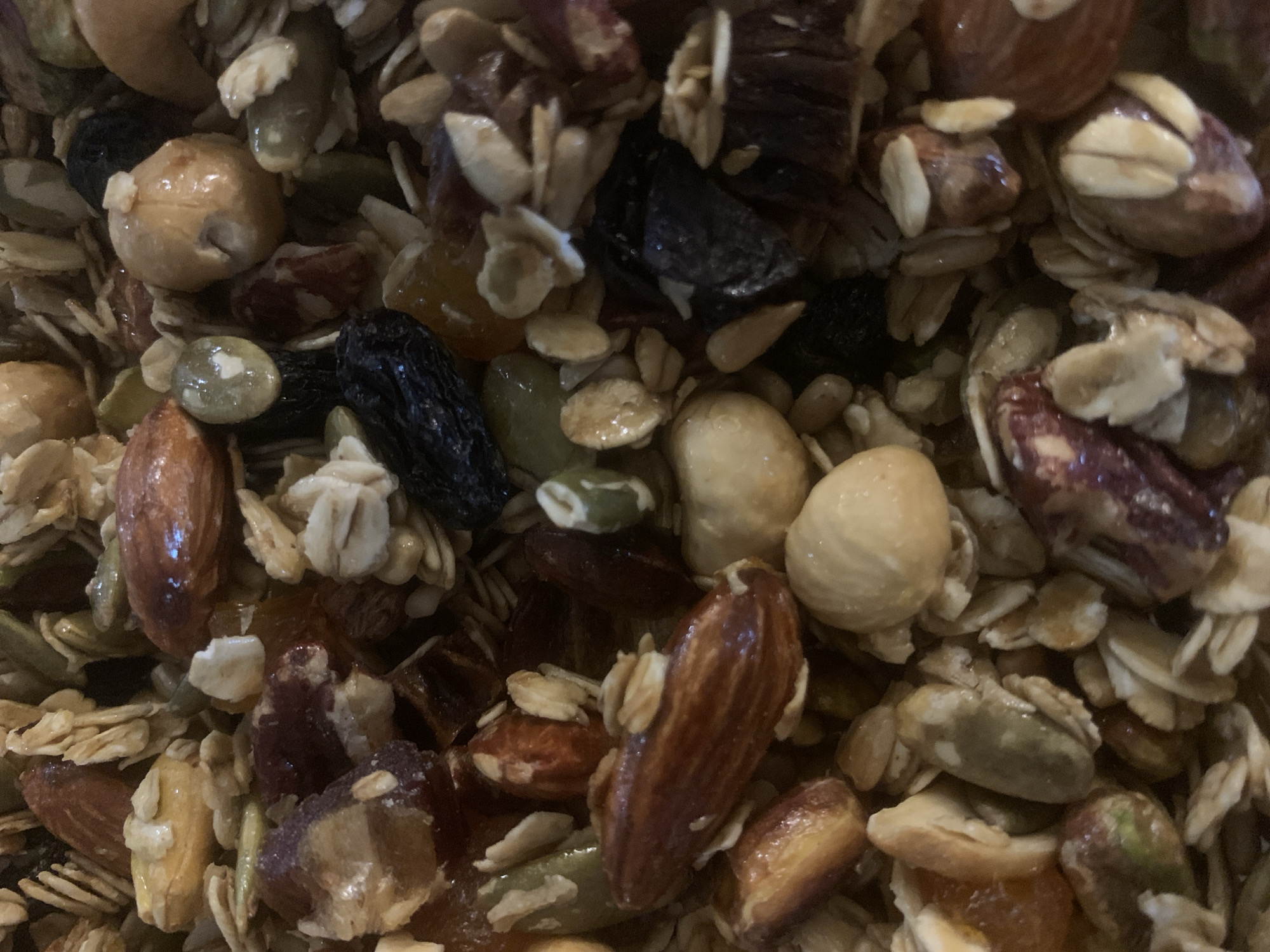 Moscow resident captures close-up of glazed mixed granola