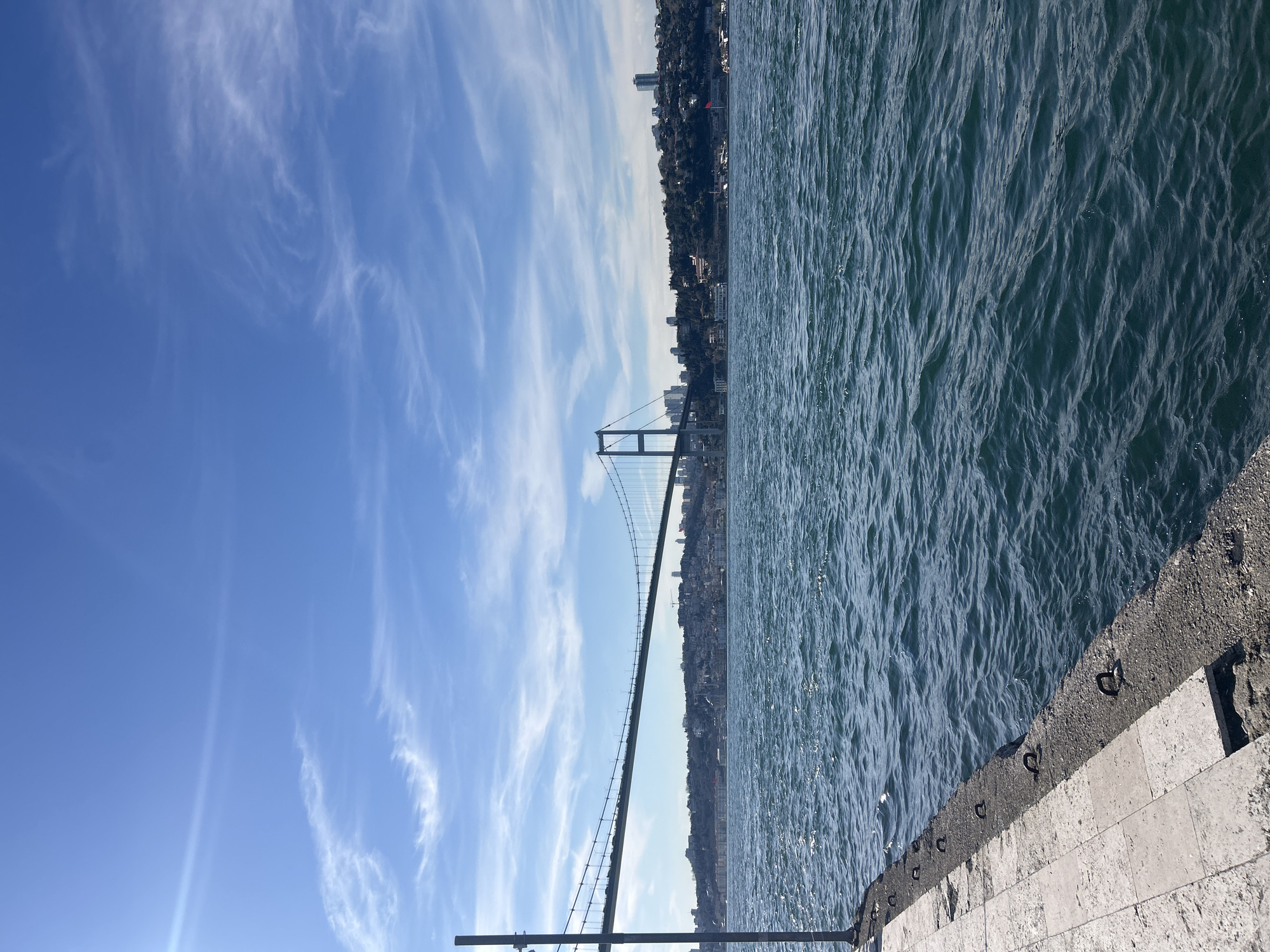 Bosphorus Bridge photographed from Üsküdar, Istanbul