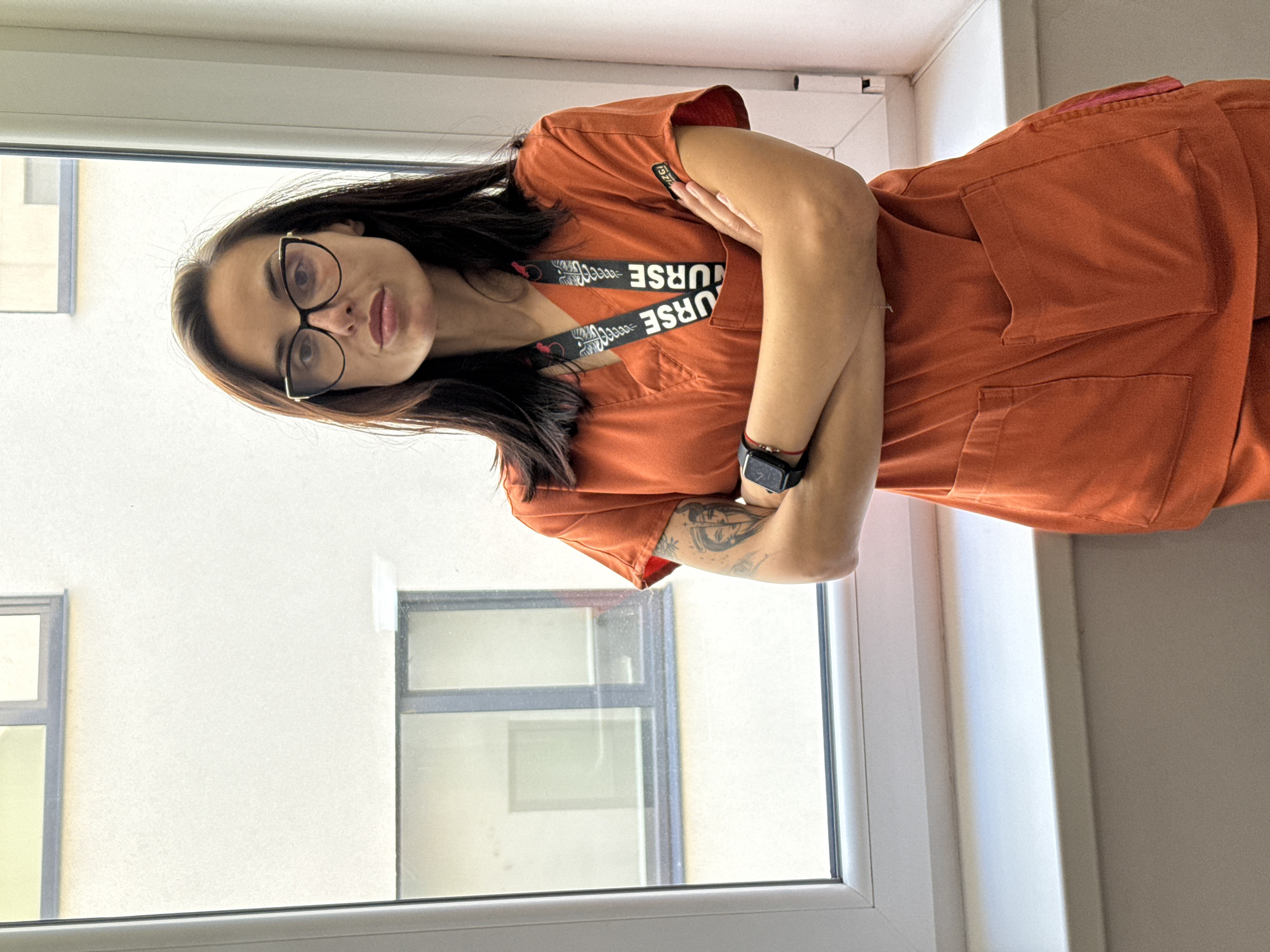 Healthcare worker documented during shift in Pleven medical facility
