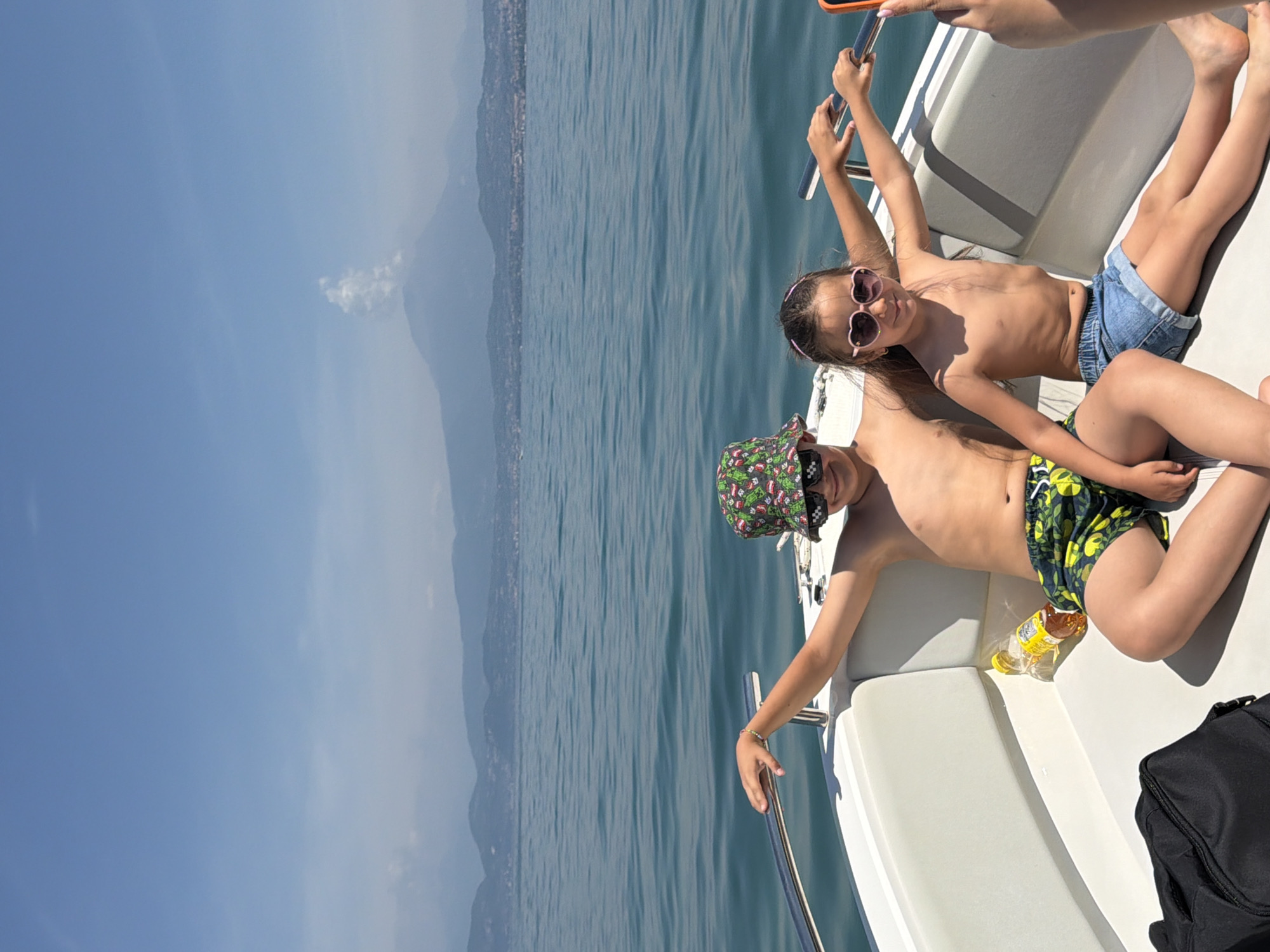 Lazy morning boat day on Lake Garda