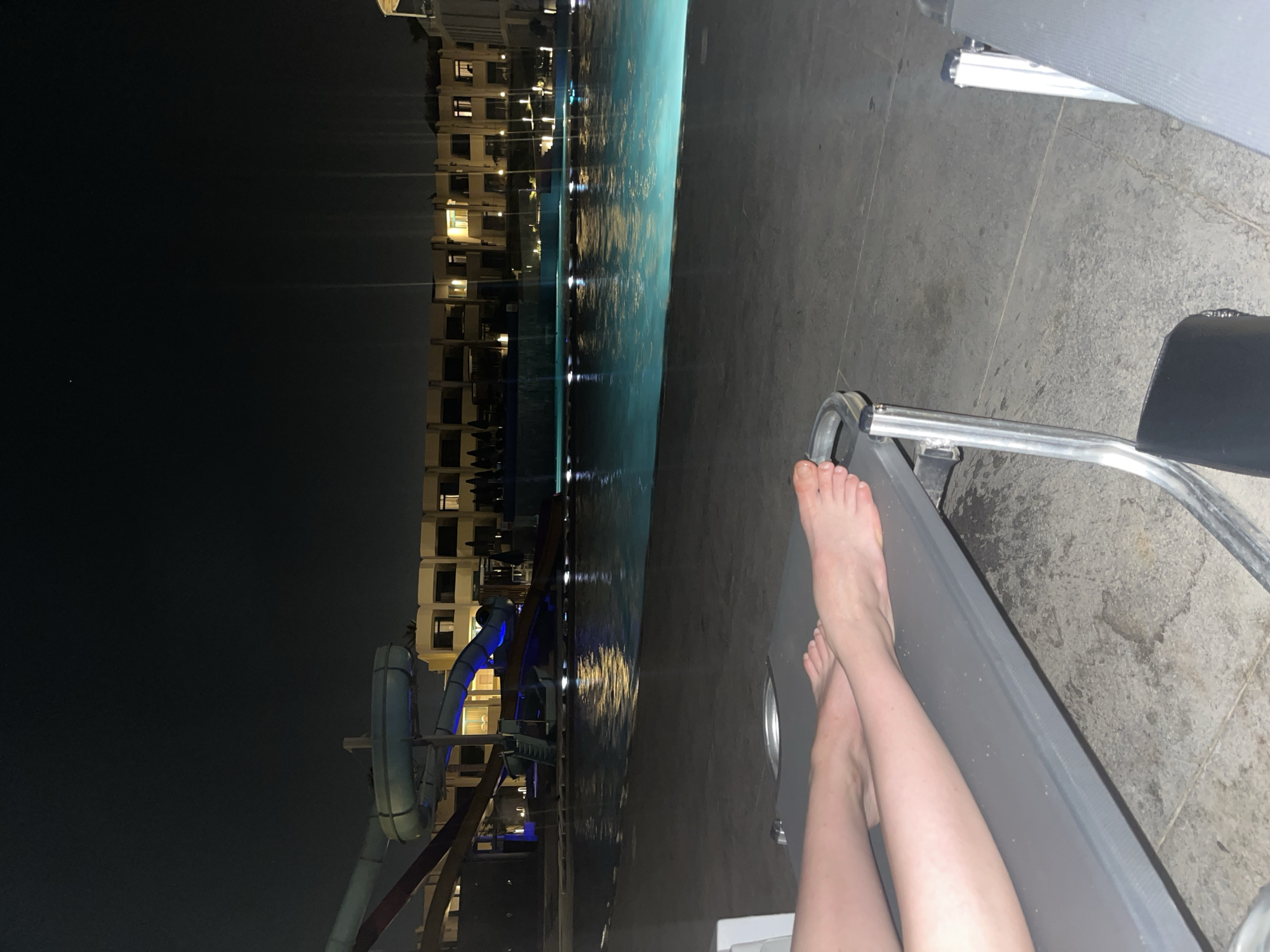 Nighttime resort scenes captured in Sharm El Sheikh, Egypt