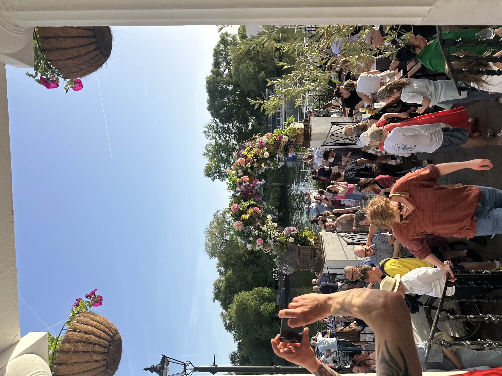 Evening riverside gathering draws crowds to Richmond Thames waterfront