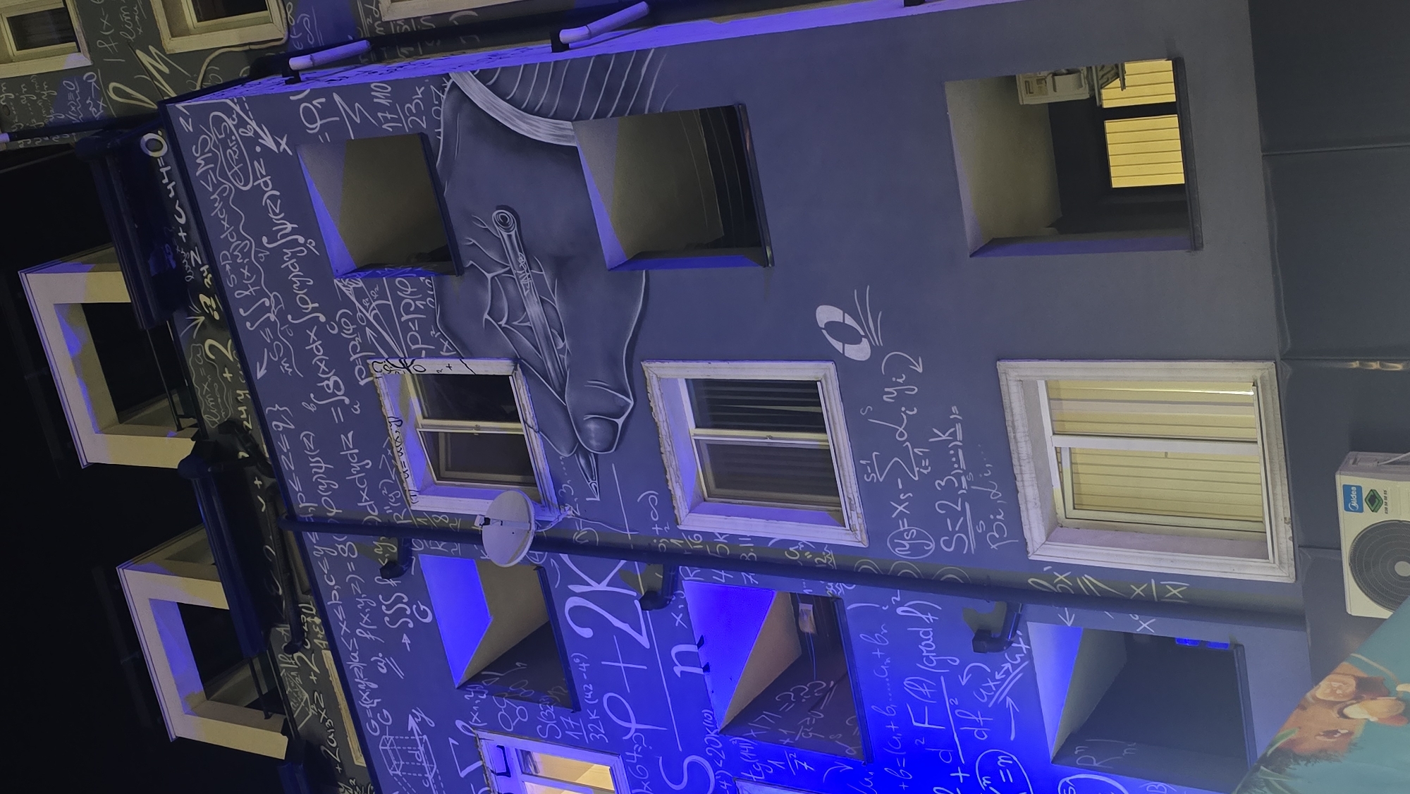Sofia resident captures math-decorated buildings and daily life scenes