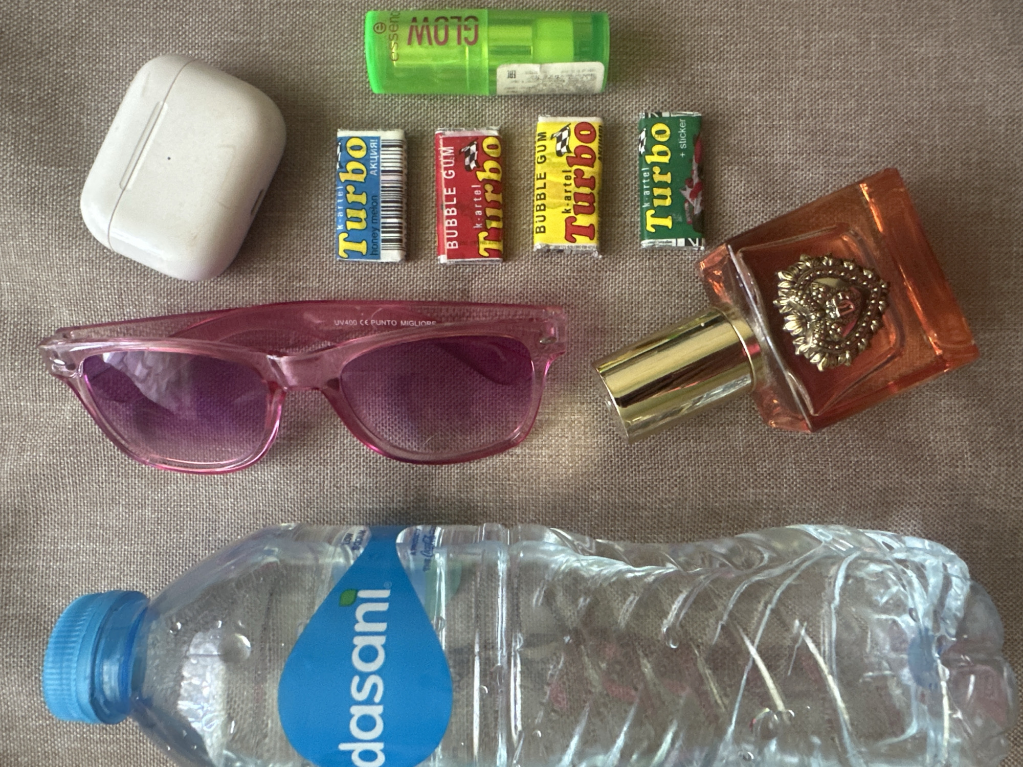 GRWM flat lay session with beauty and accessories in Togliatti