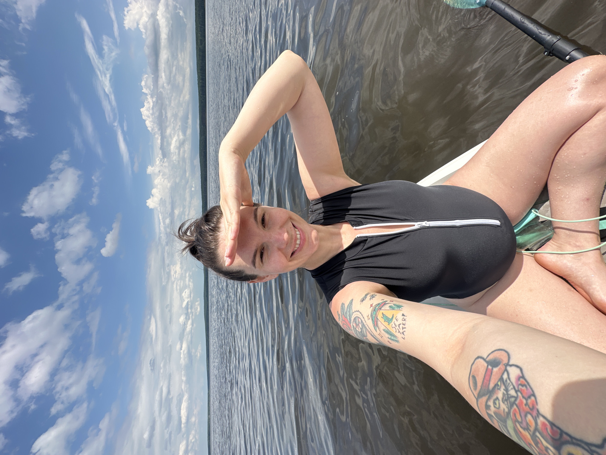 Summer day at Chaikovsky's Kama River beach