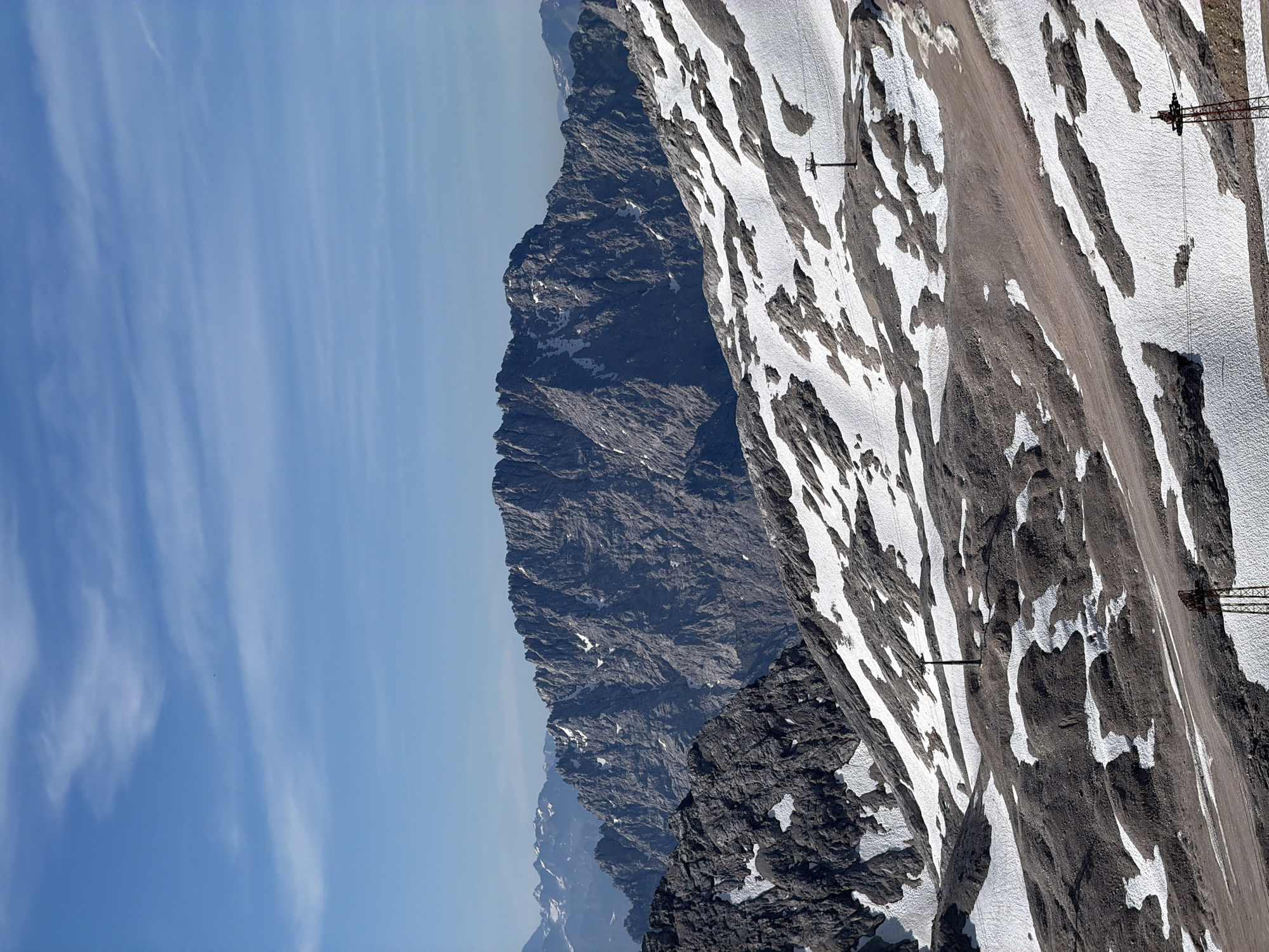 High-altitude Alpine views near Garmisch-Partenkirchen on a cloudy morning