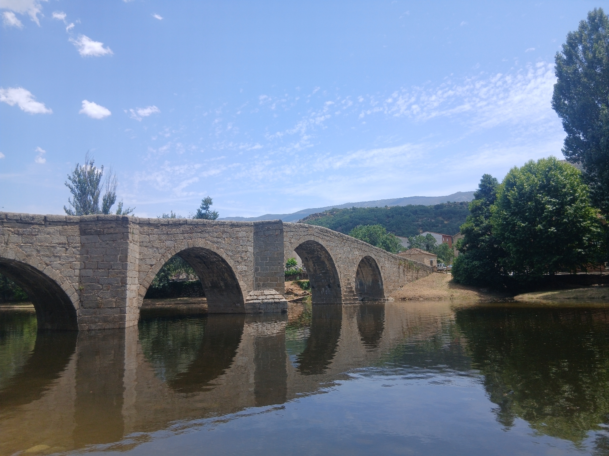 Afternoon along the Alberche River in Navaluenga, Spain