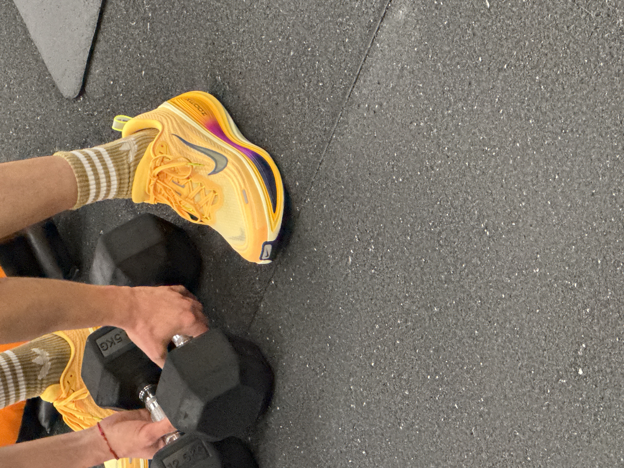 Fitness session documented at Sofia gym facility
