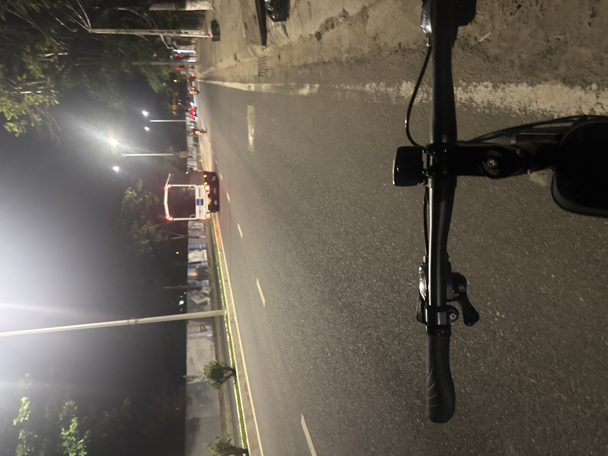 Nighttime street scenes captured in Nha Trang Vietnam