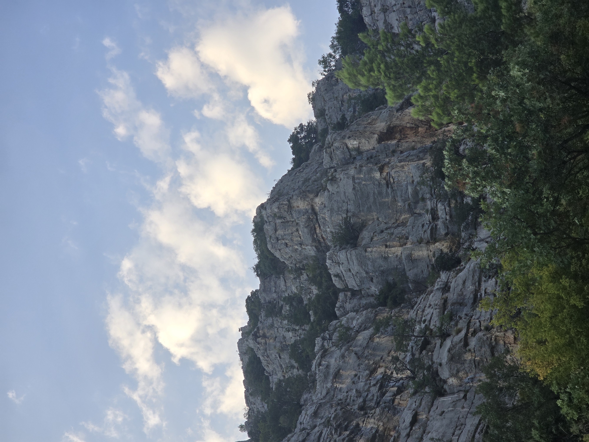 Rocky hillside scenes and a stone house near Podgorica