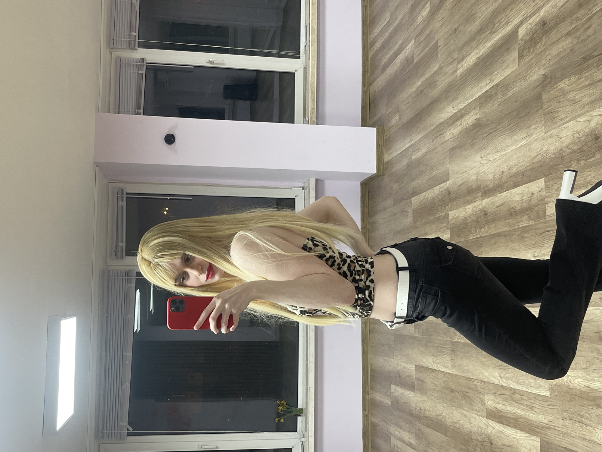 Person Takes Selfie in Downtown Varna