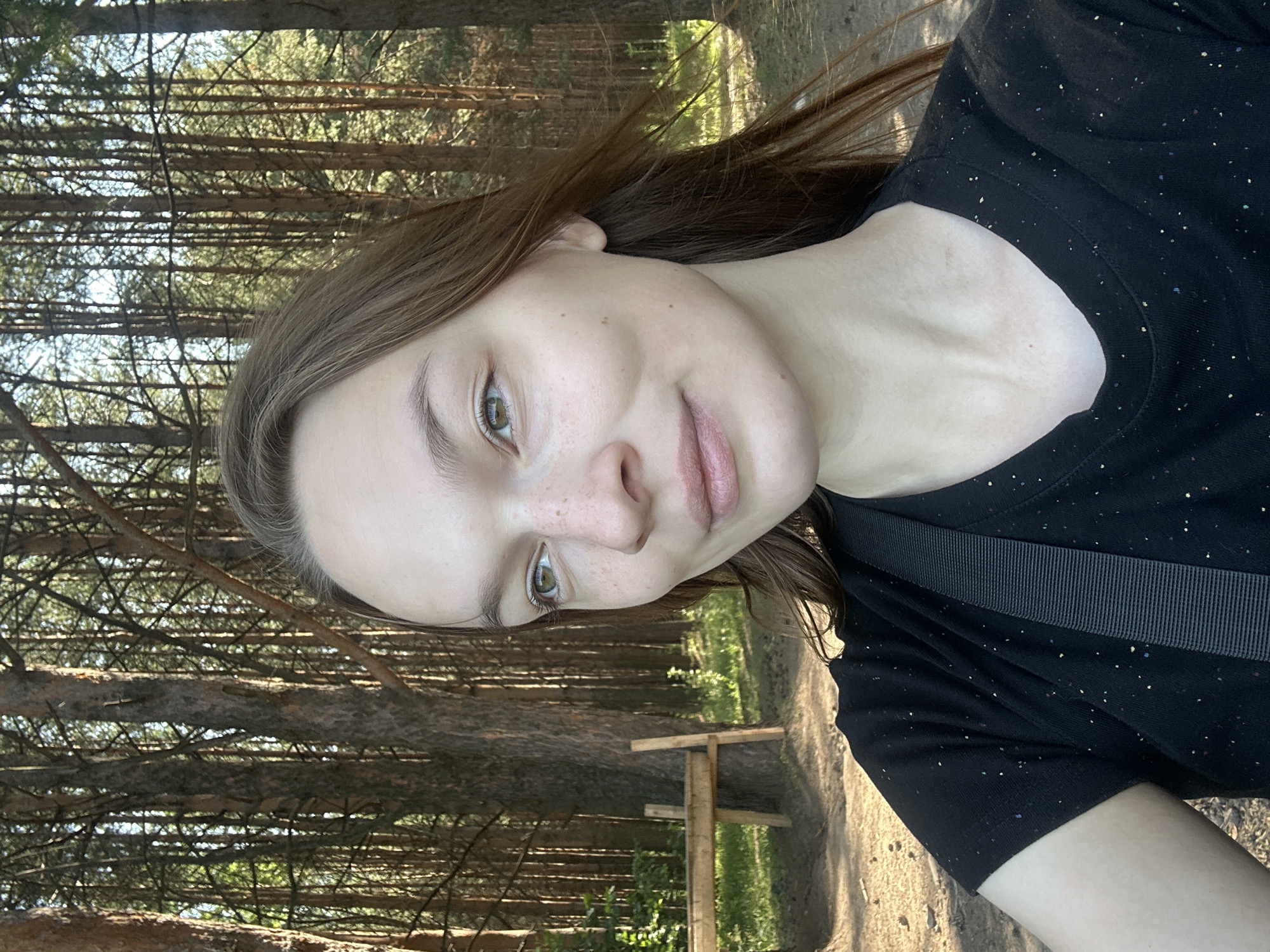 Dogs, firewood, and forest selfies in Chaikovsky