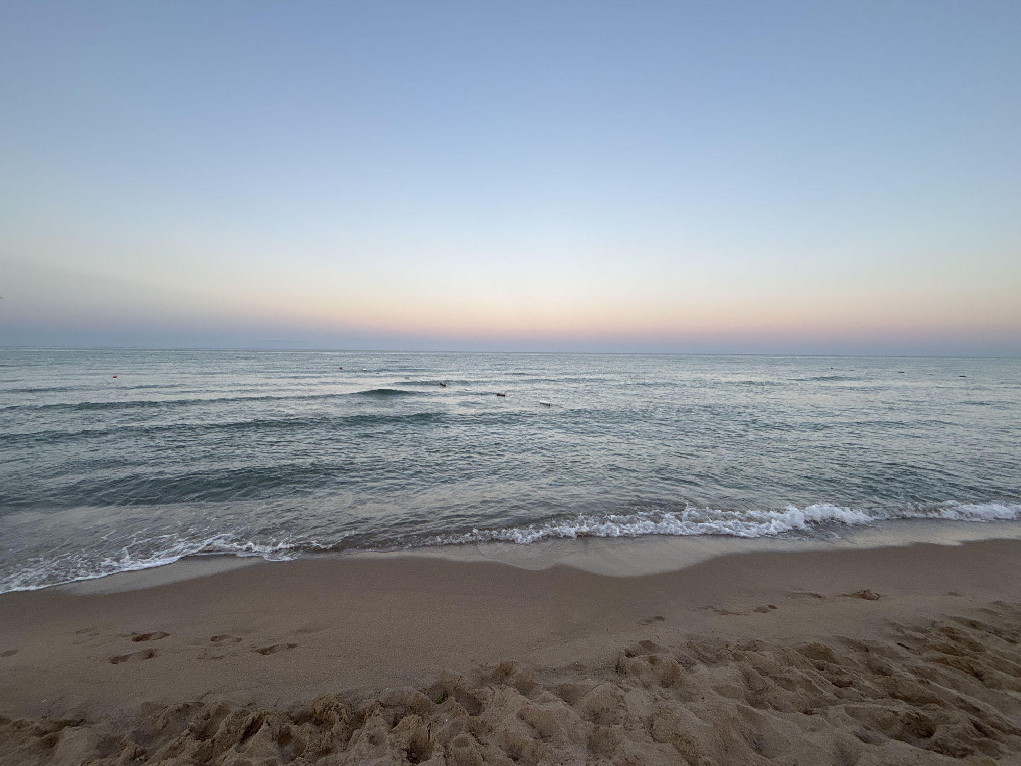 Bulgarian Black Sea coast at dusk, Obzor and Byala