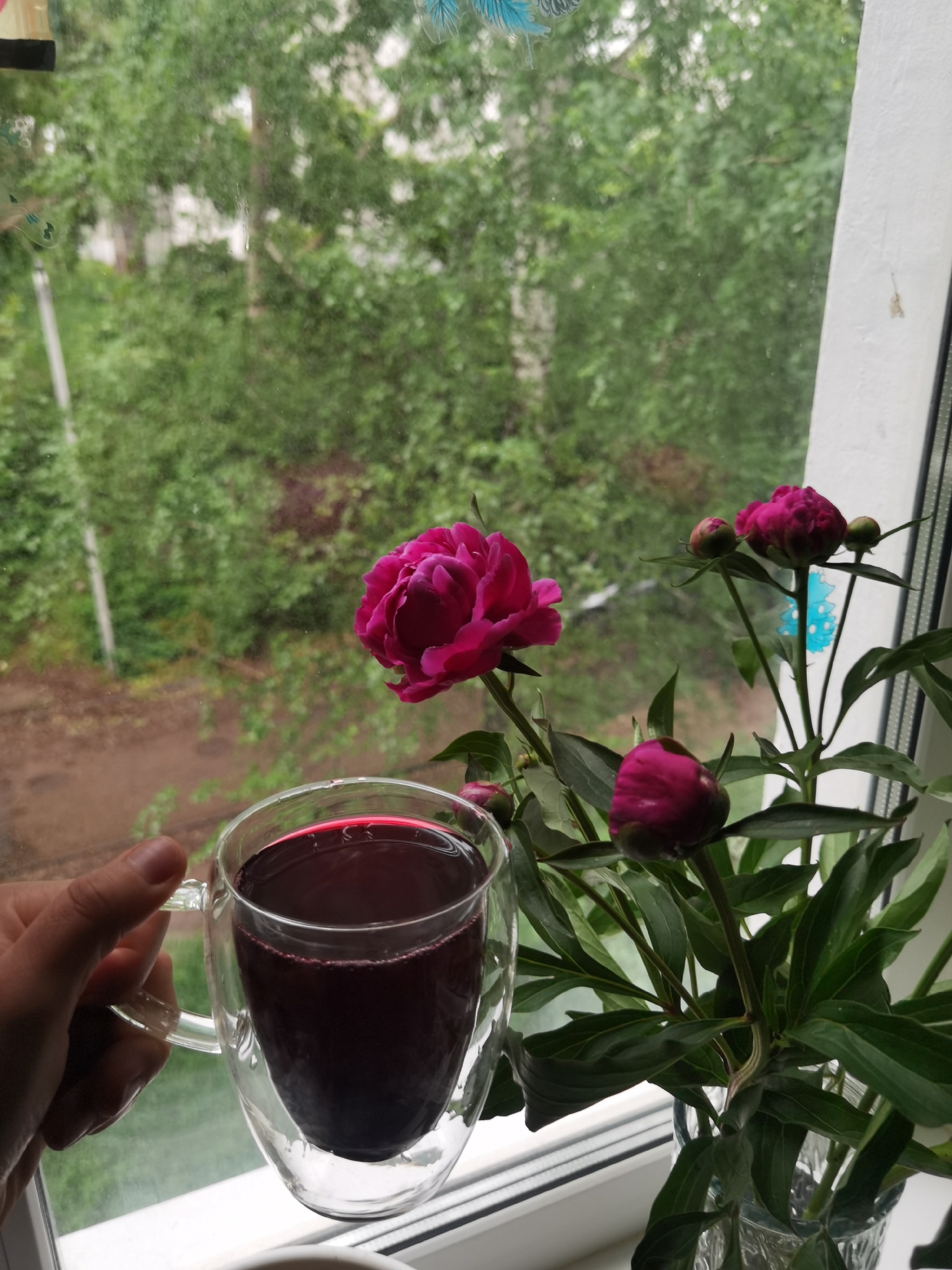 Morning domestic life documented in Chaikovsky, Russia
