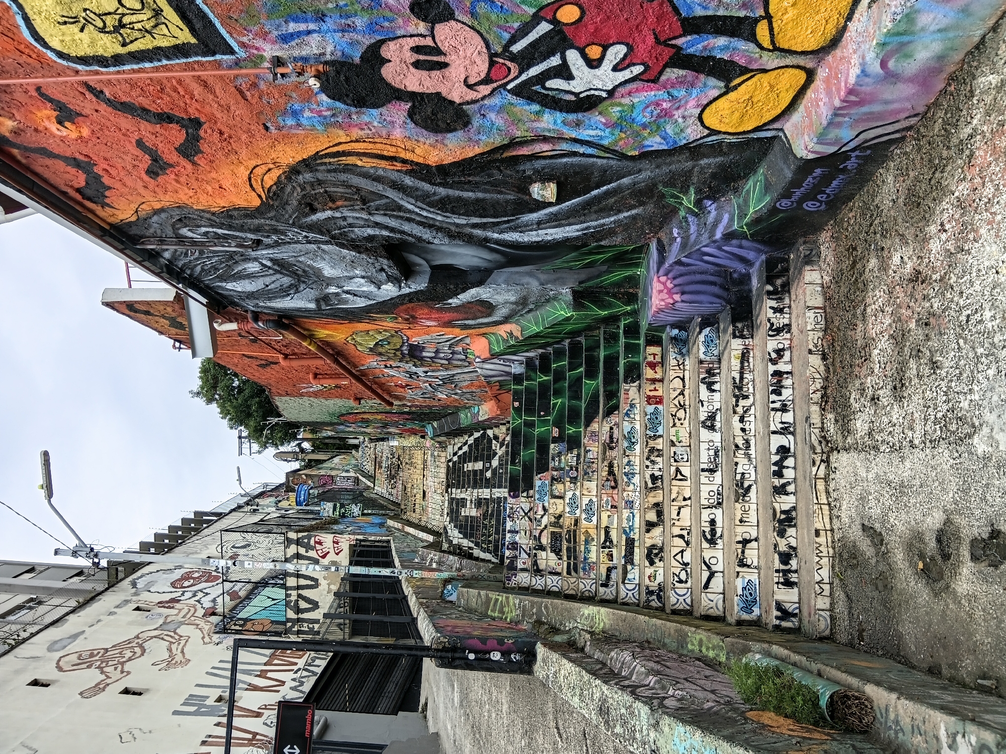 Witness documents famous Selarón Steps in Rio de Janeiro